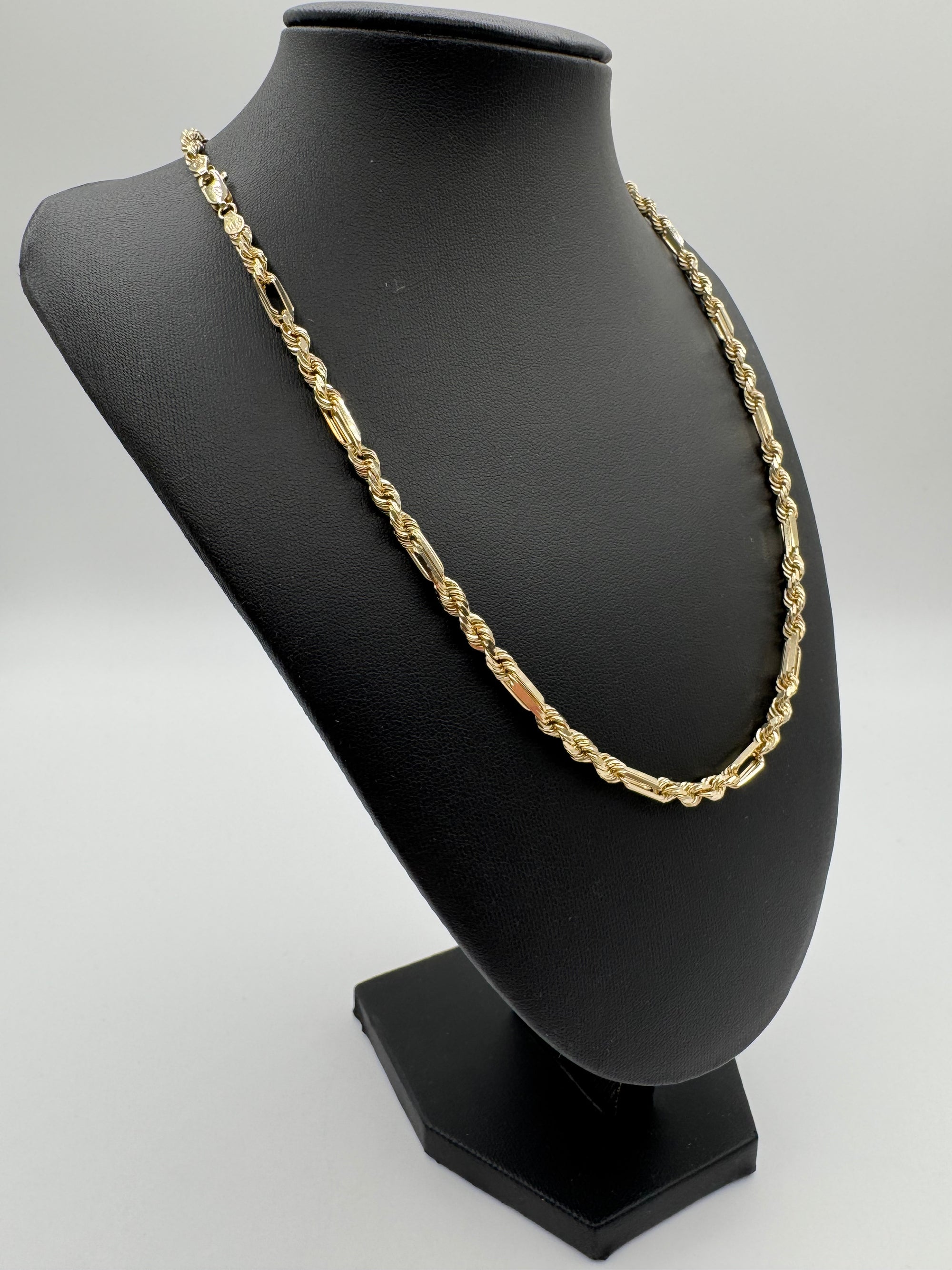 4mm Figarope 20 inches (DIAMOND CUT)
