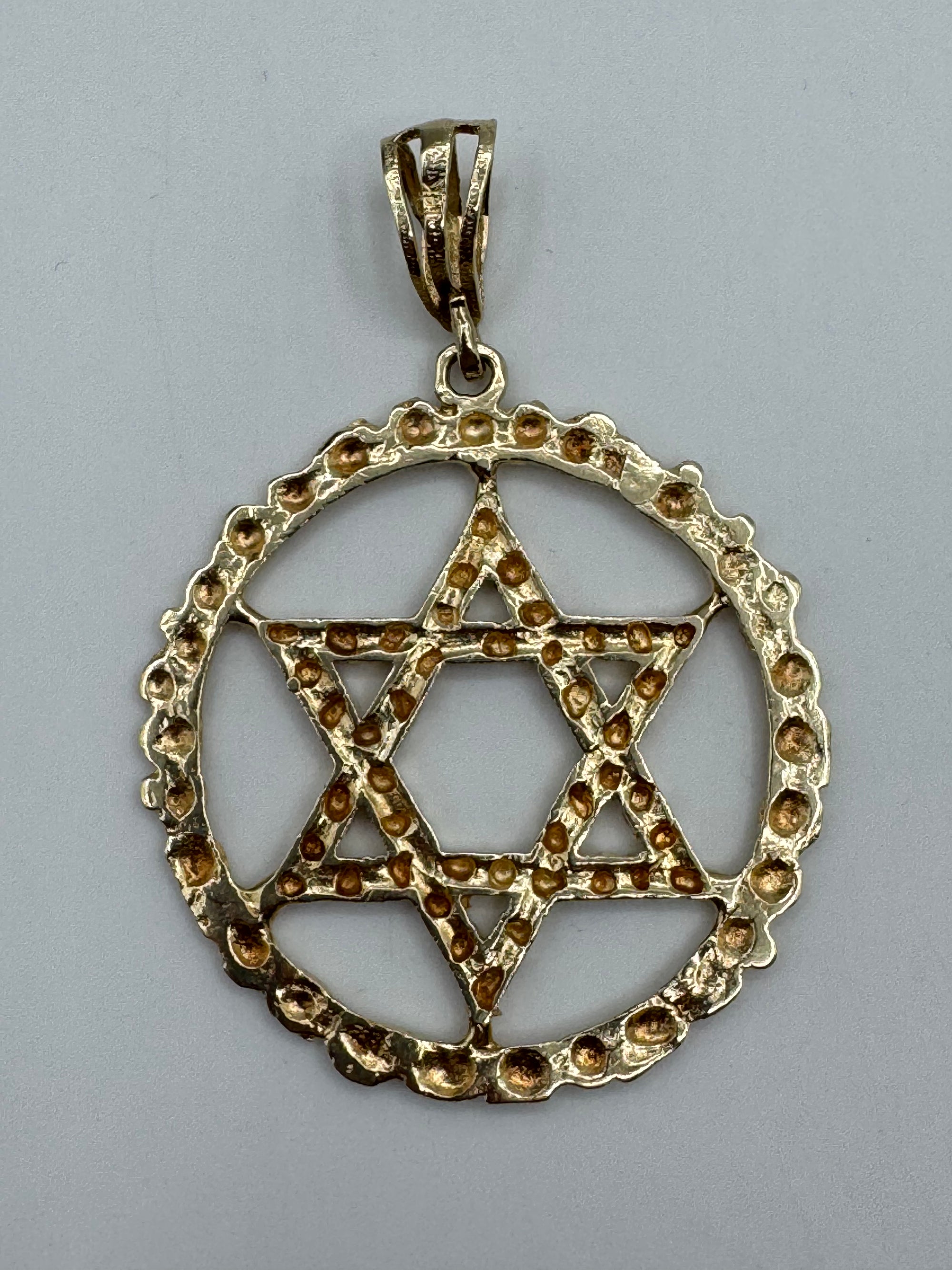 Star of David Pendant-2 1/2 Inch