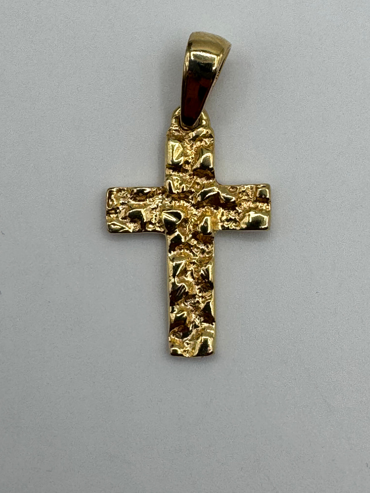 Nugget Cross Pendant-1 1/4 Inch