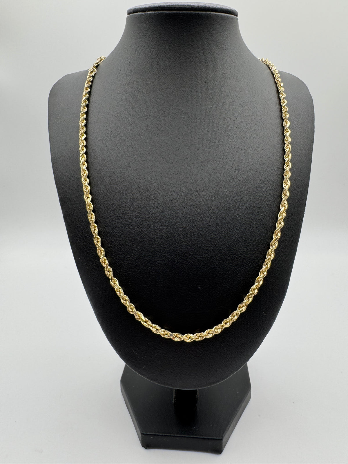 3.5mm Rope Chain 24 inches (DIAMOND CUT)