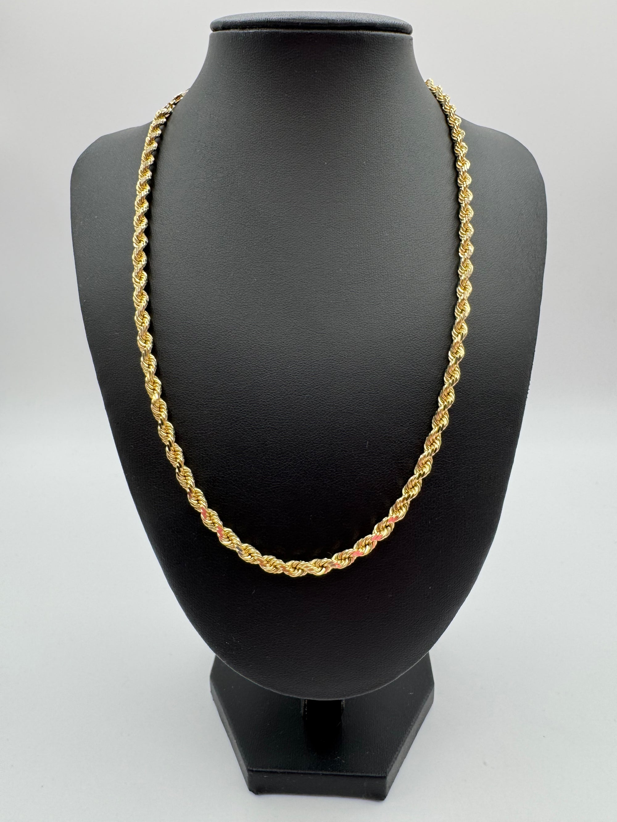 5mm Rope Chain 20 inches (DIAMOND CUT)