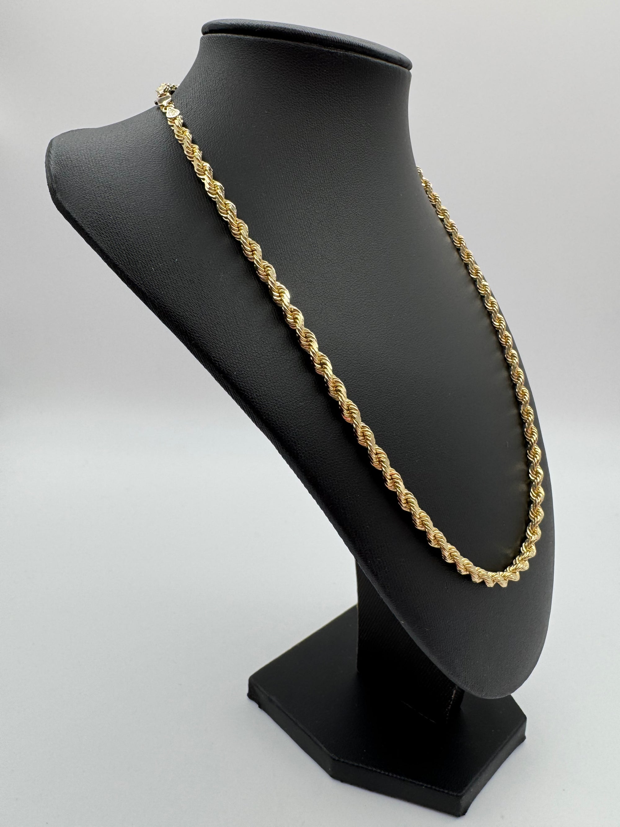 5mm Rope Chain 20 inches (DIAMOND CUT)
