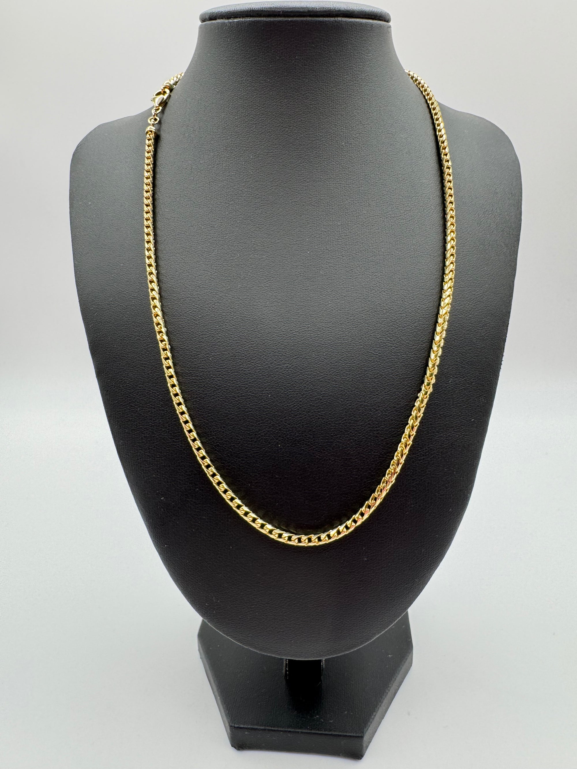 3mm Franco Chain 20 inches (DIAMOND CUT)