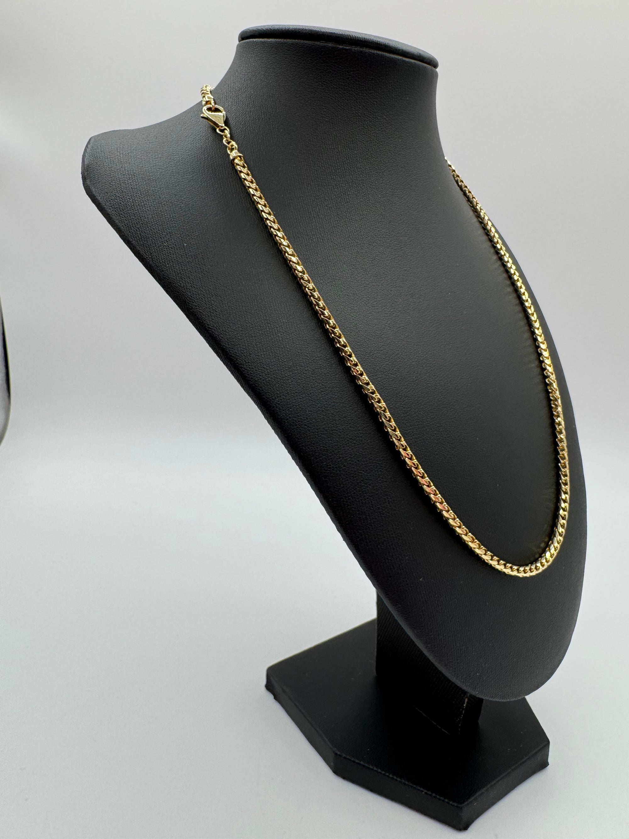 3mm Franco Chain 20 inches (DIAMOND CUT)