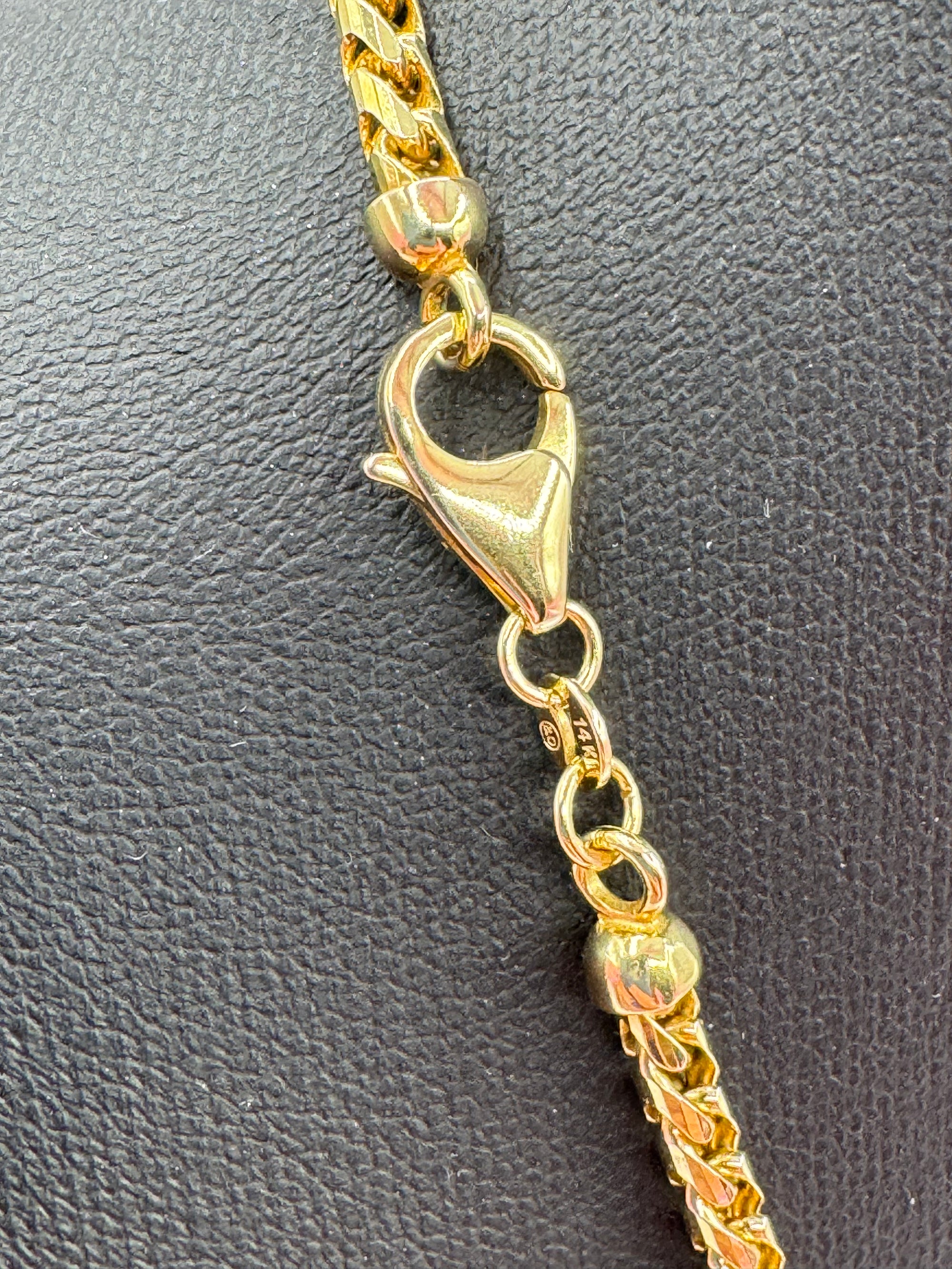 3mm Franco Chain 20 inches (DIAMOND CUT)