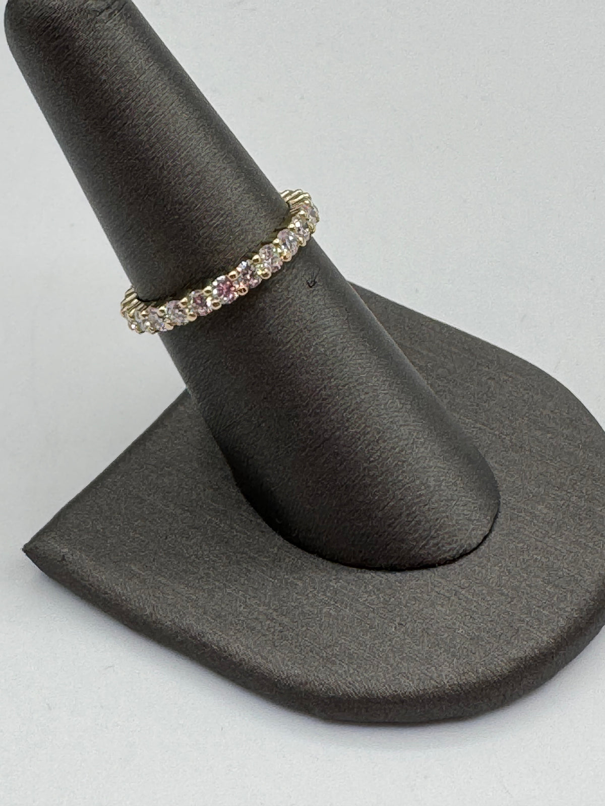 2.5mm 1 Row Diamond Eternity Ring-Size 7