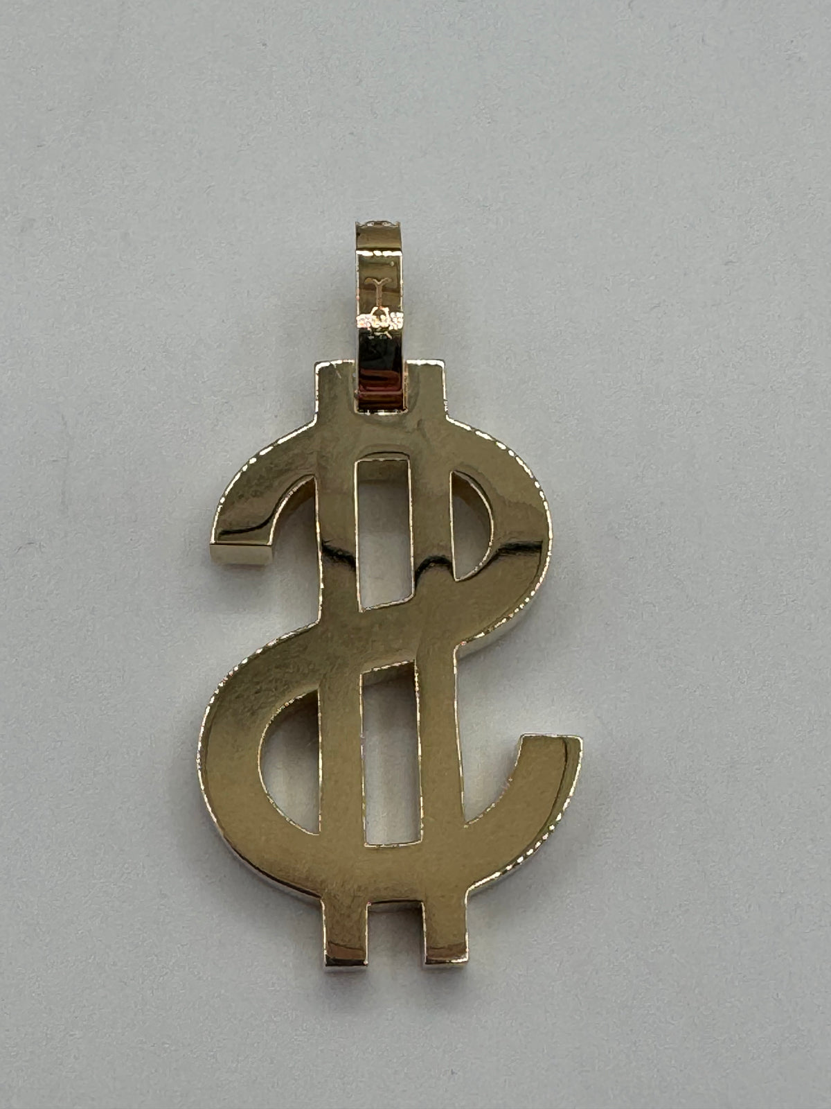 Dollar Sign Pendant-1 3/4 Inch (DIAMOND)