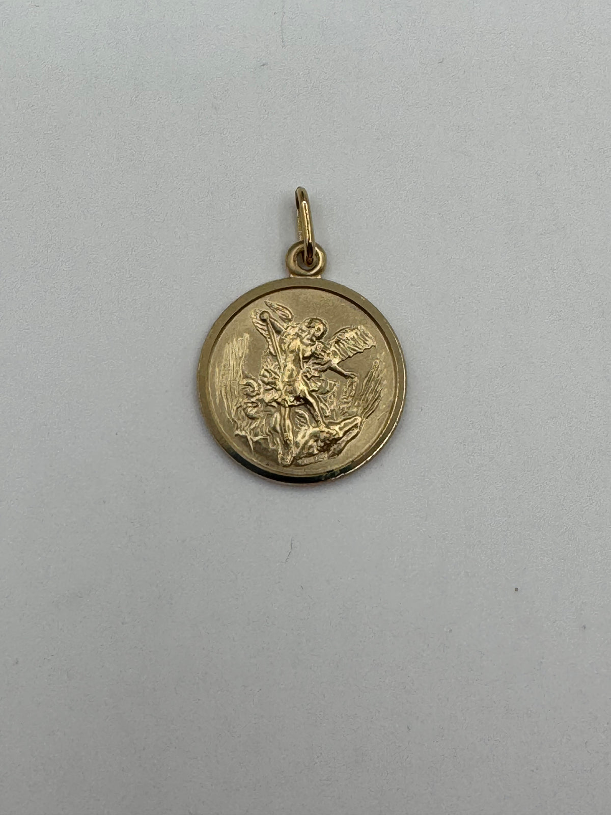 Round St Christopher (PLAIN)-3/4 Inch