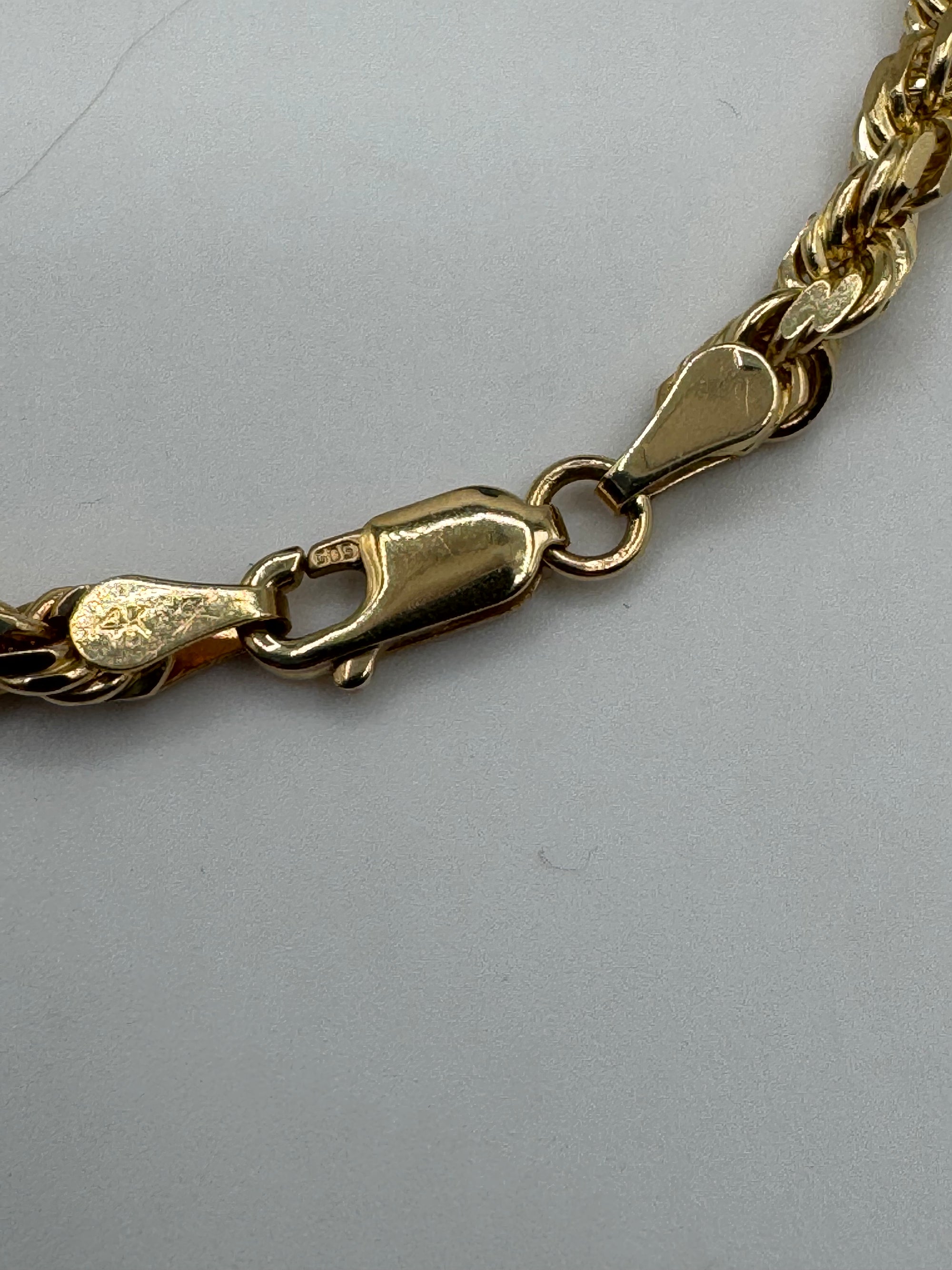5mm Rope Bracelet 7.5 inch (DIAMOND CUT)