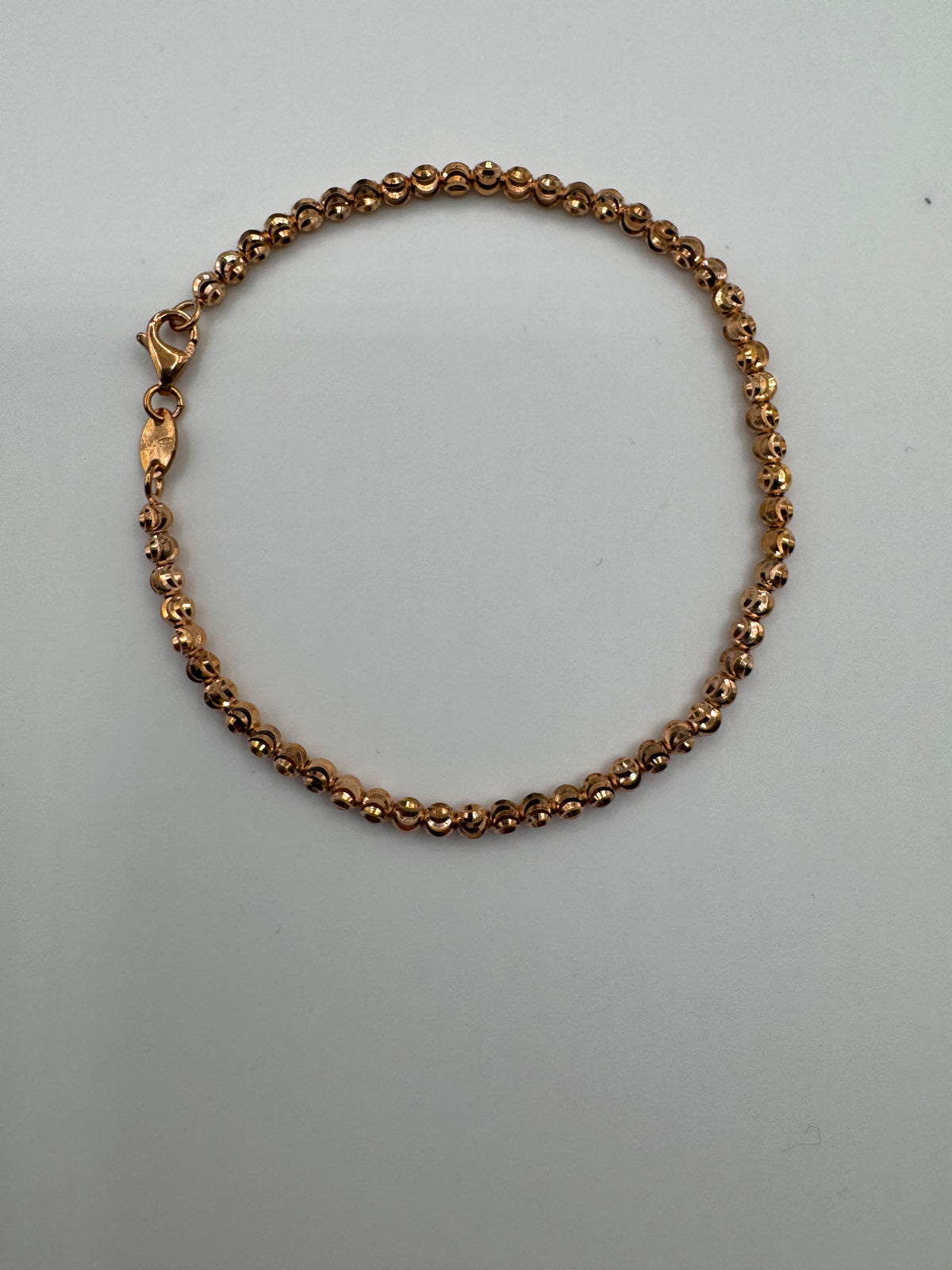 3mm Moon Cut Bracelet 7 inches