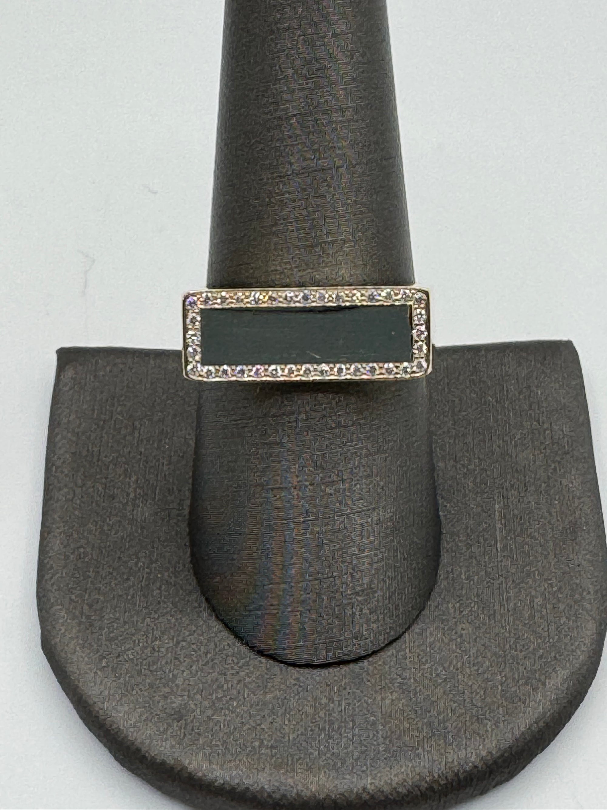 Diamond Flat Ring-Size 9