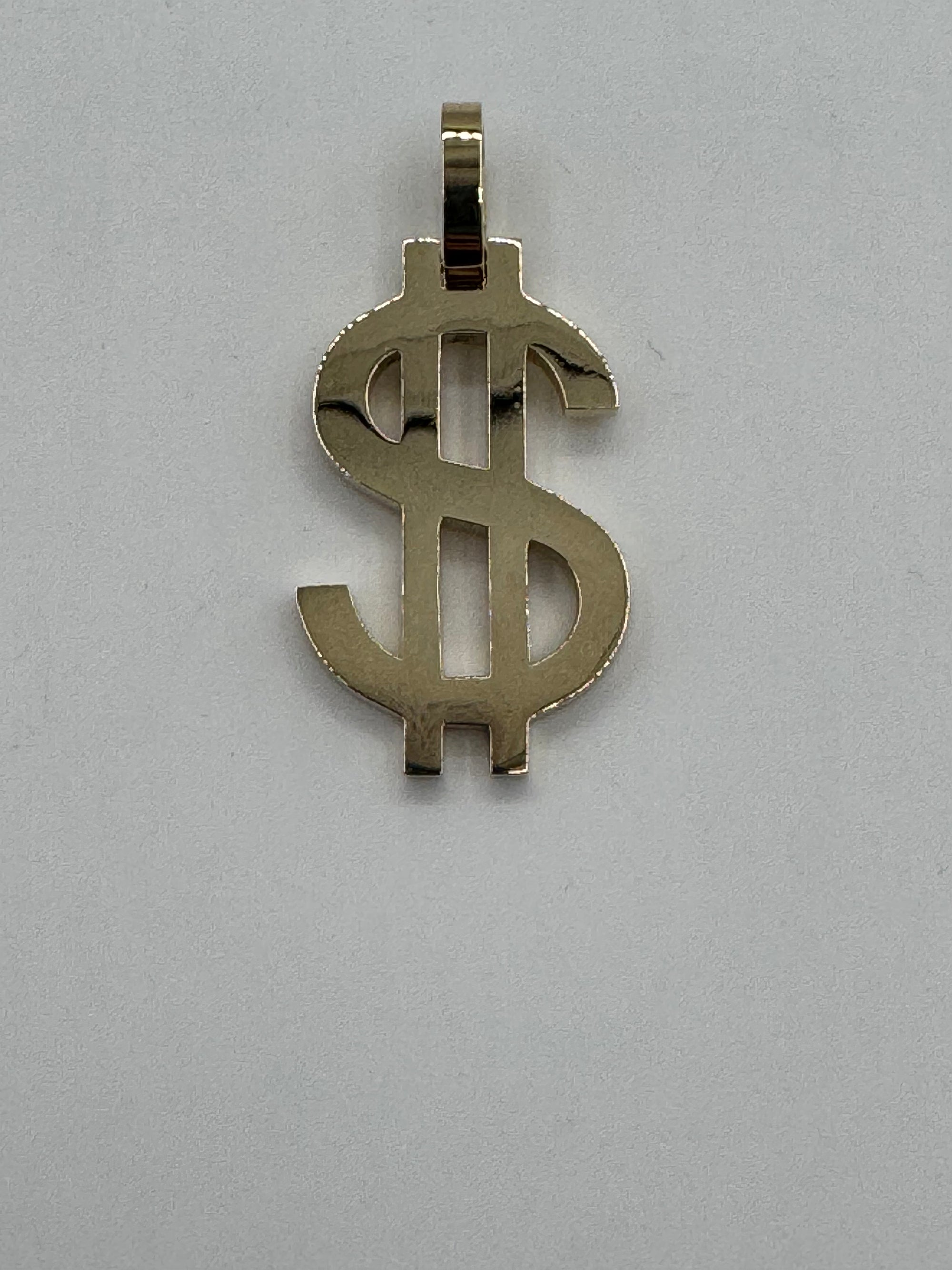 Dollar Sign Pendant-1 3/4 Inch