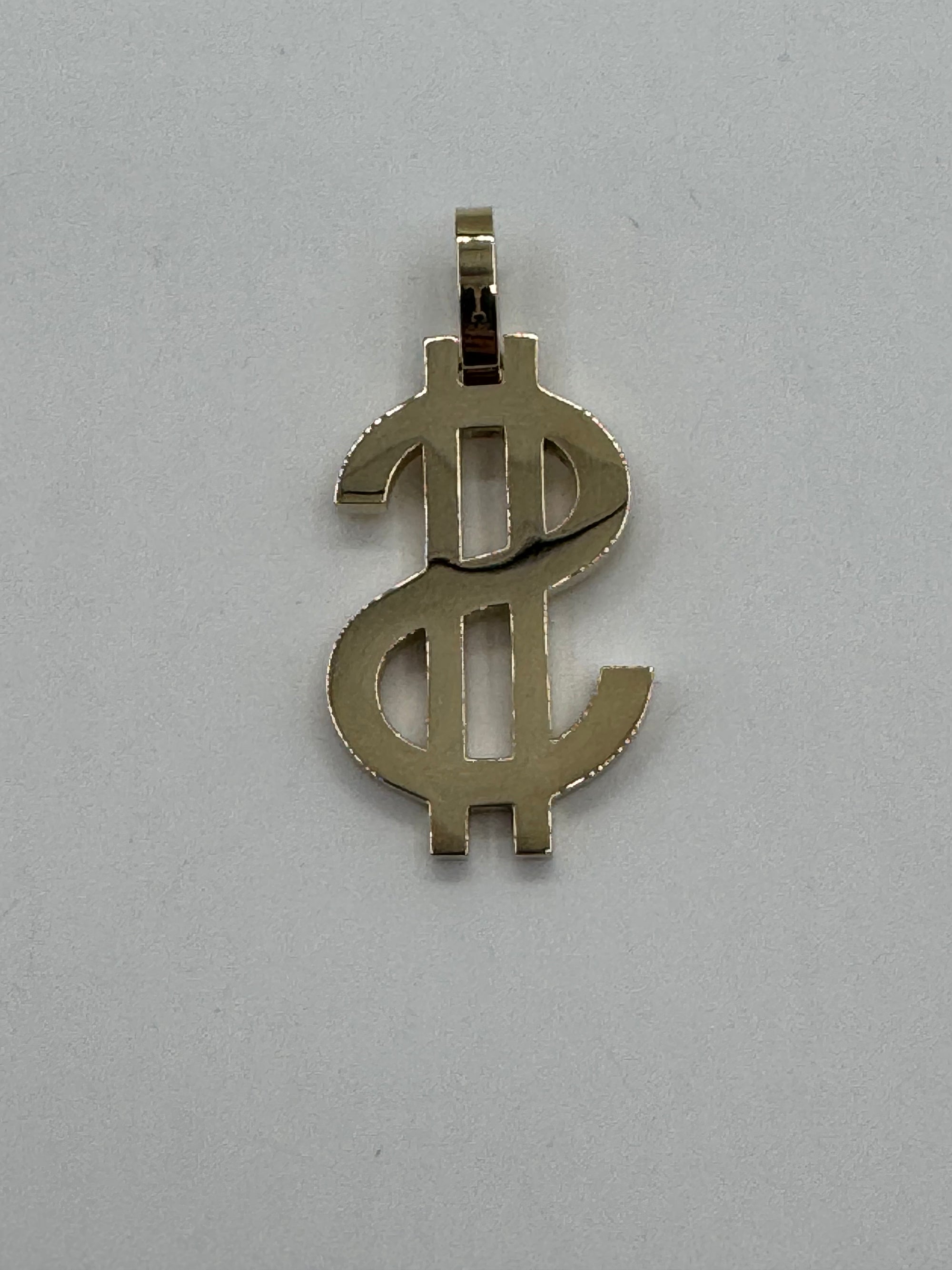 Dollar Sign Pendant-1 3/4 Inch