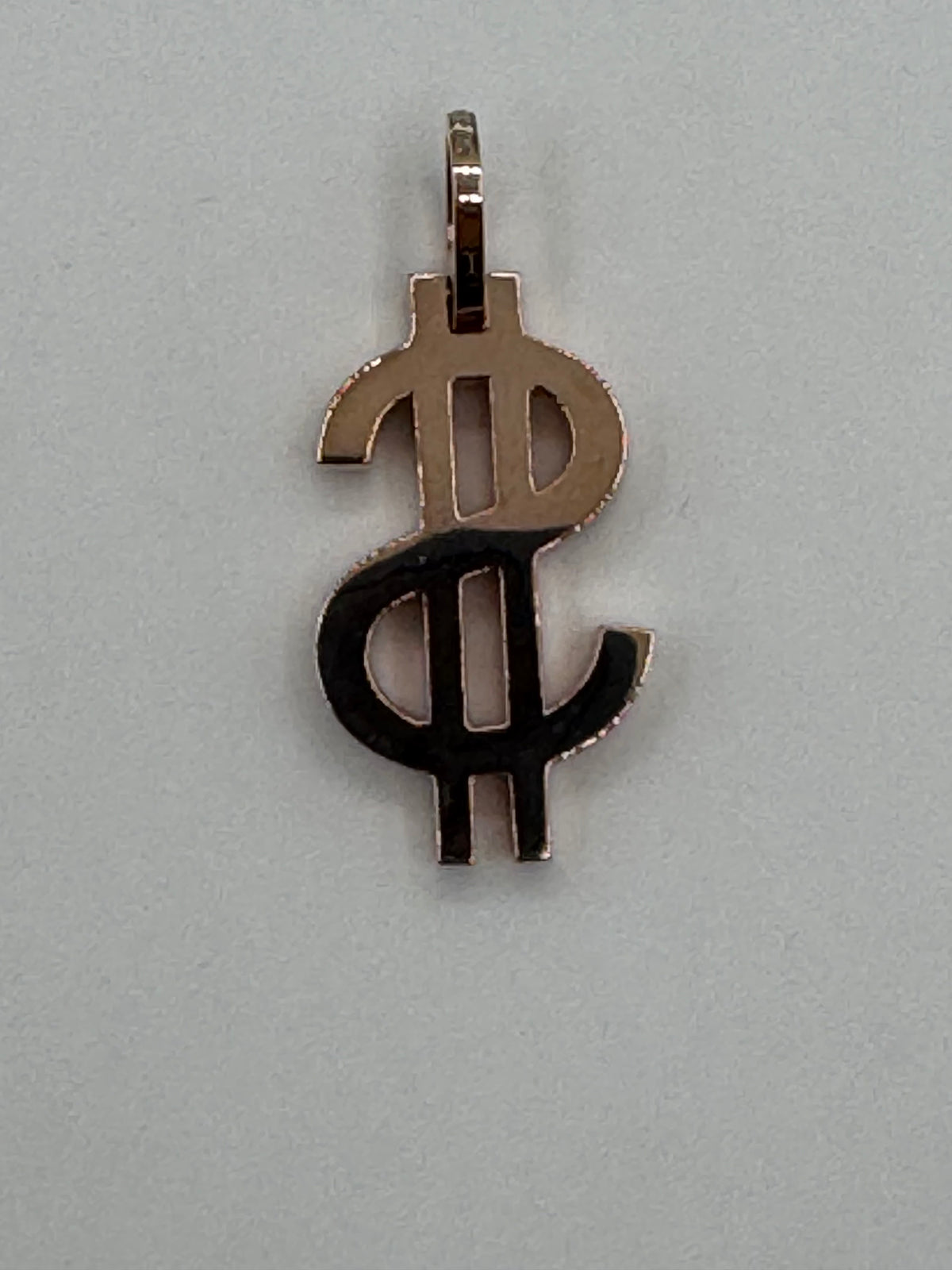Dollar Sign Pendant-1 1/2 Inch (DIAMOND)
