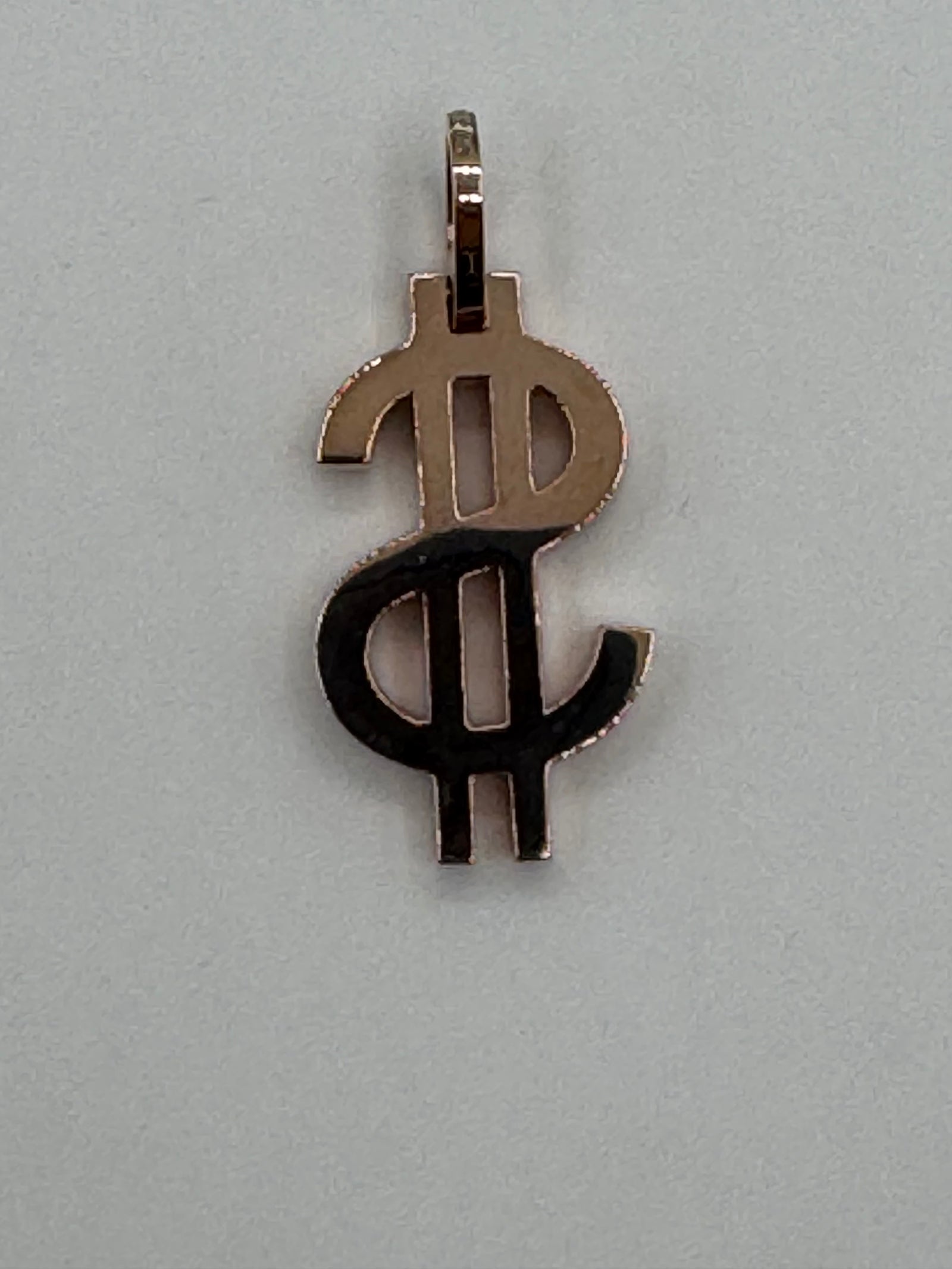 Dollar Sign Pendant-1 1/2 Inch (DIAMOND)