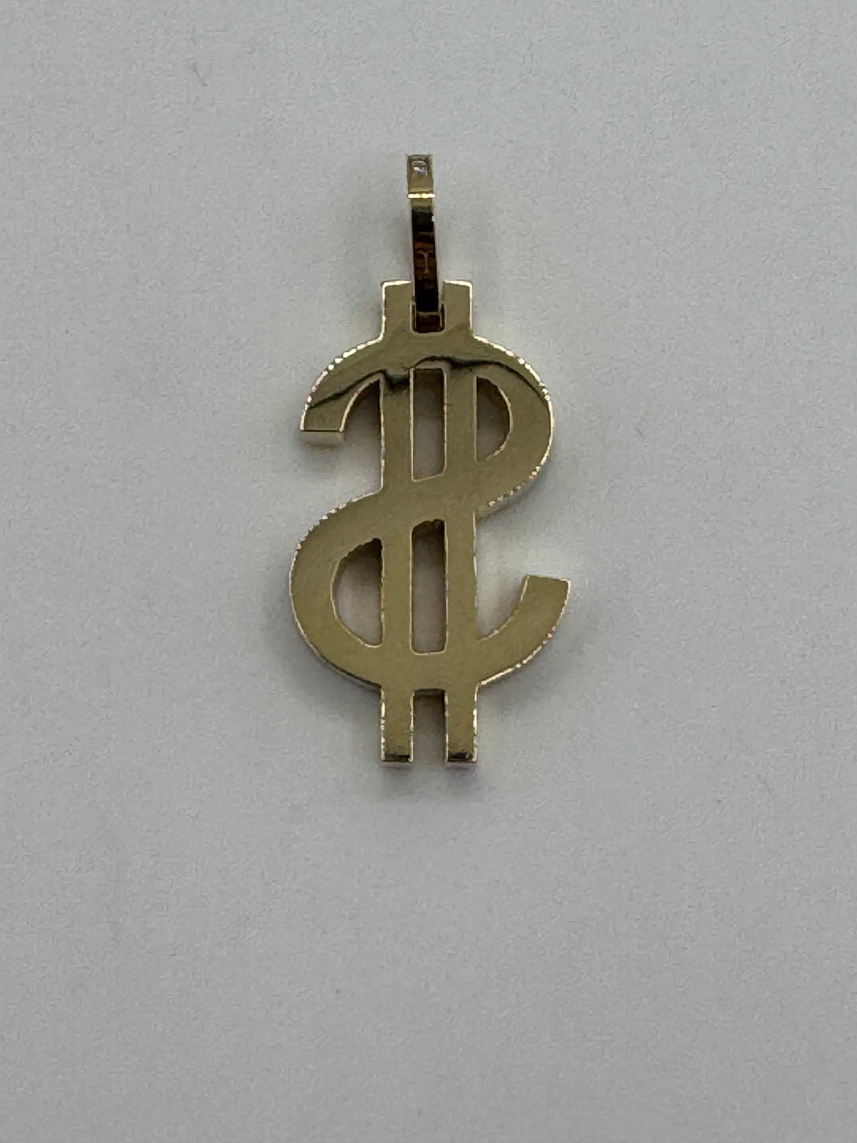 Dollar Sign Pendant-1 1/2 Inch (DIAMOND)
