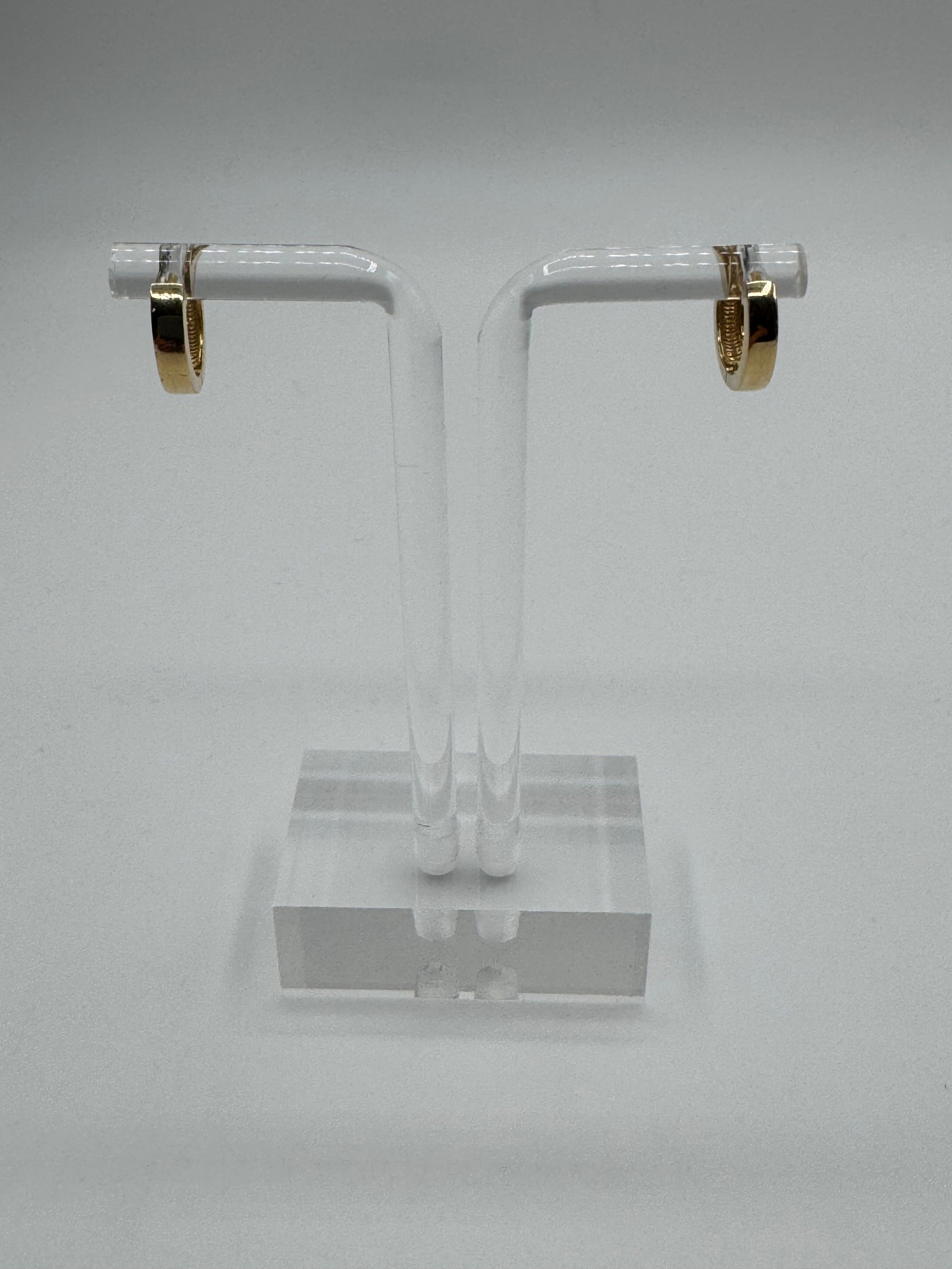 3mm Gold Huggie Hoops-1/2 inch
