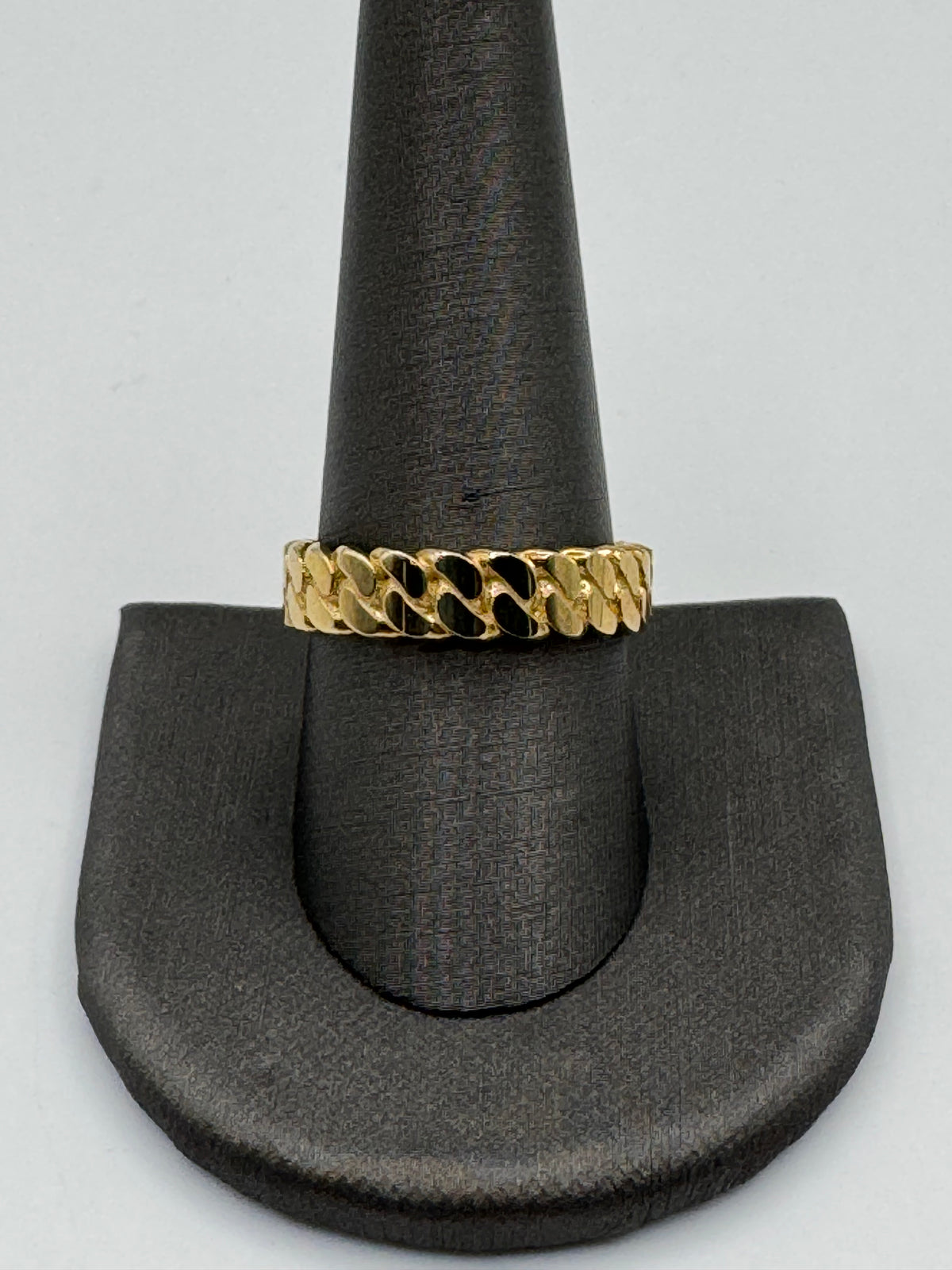 5.7mm Cuban Link Ring-Size 9.5