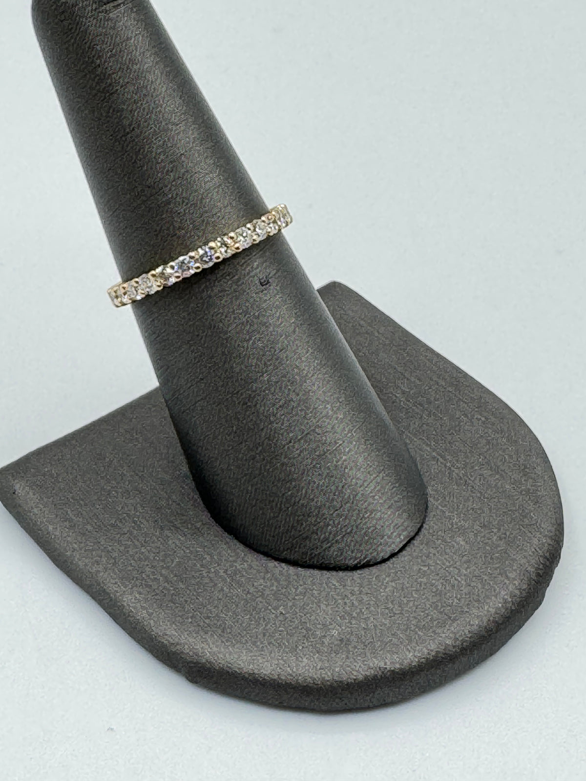 2mm 1 Row Diamond Eternity Ring-Size 7