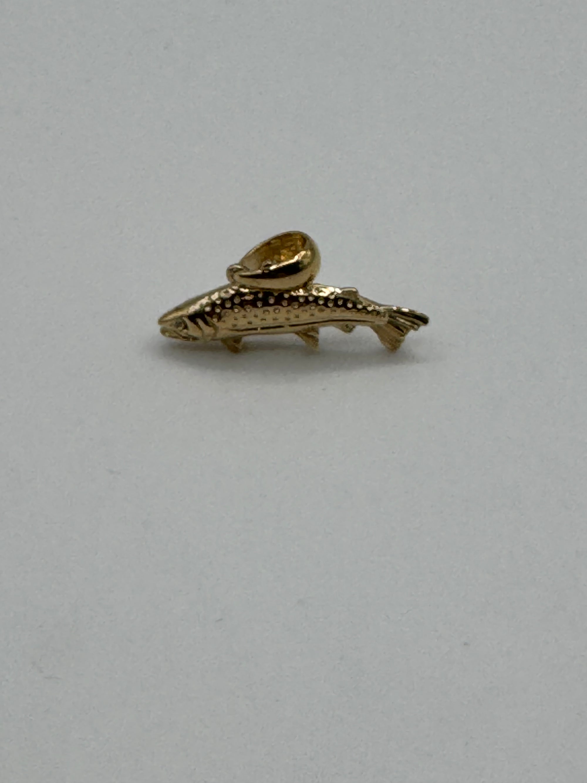 Gold Trout Pendant-1 Inch