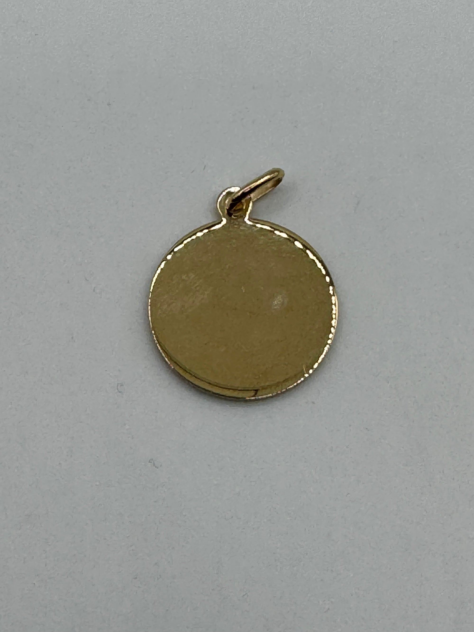 Round Virgin Mary (PLAIN)-3/4 Inch