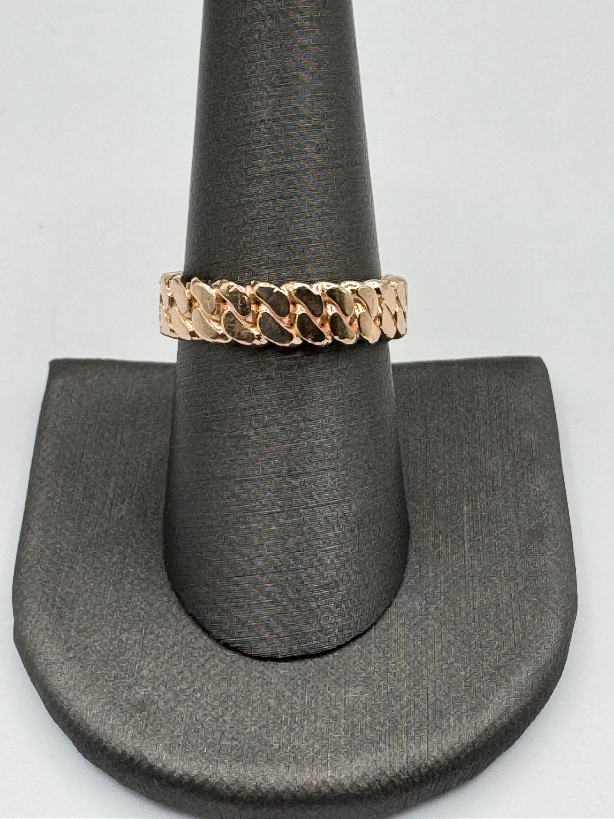 6mm Cuban Ring-Size 8.5