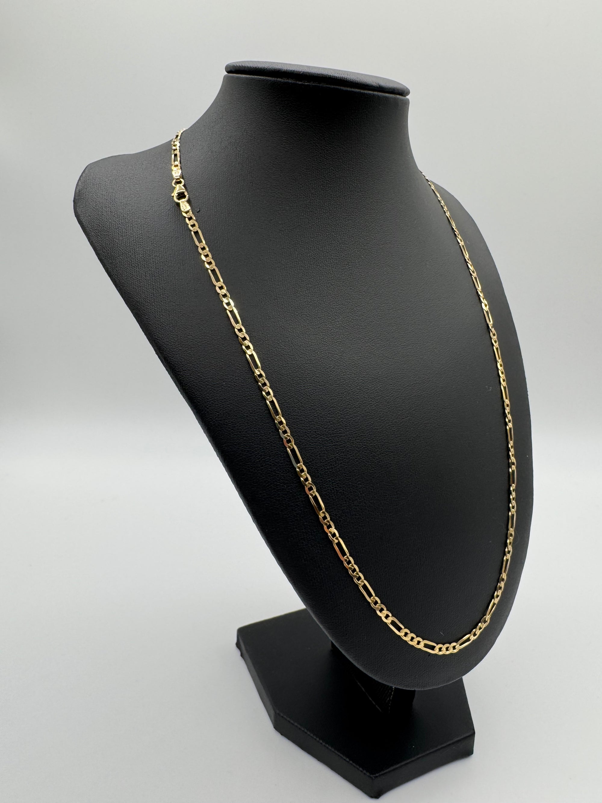 3mm Figaro Chain 22 inches