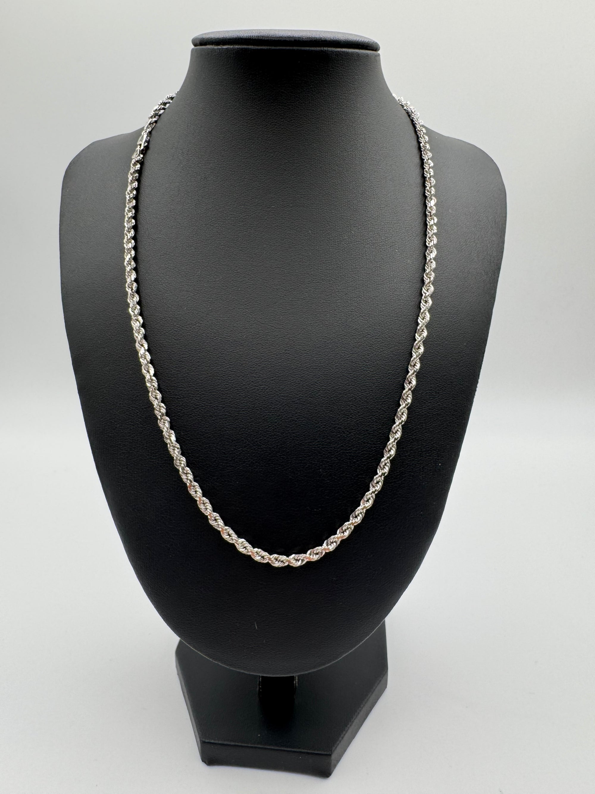 3.5mm Rope Chain 20 inches (DIAMOND CUT)