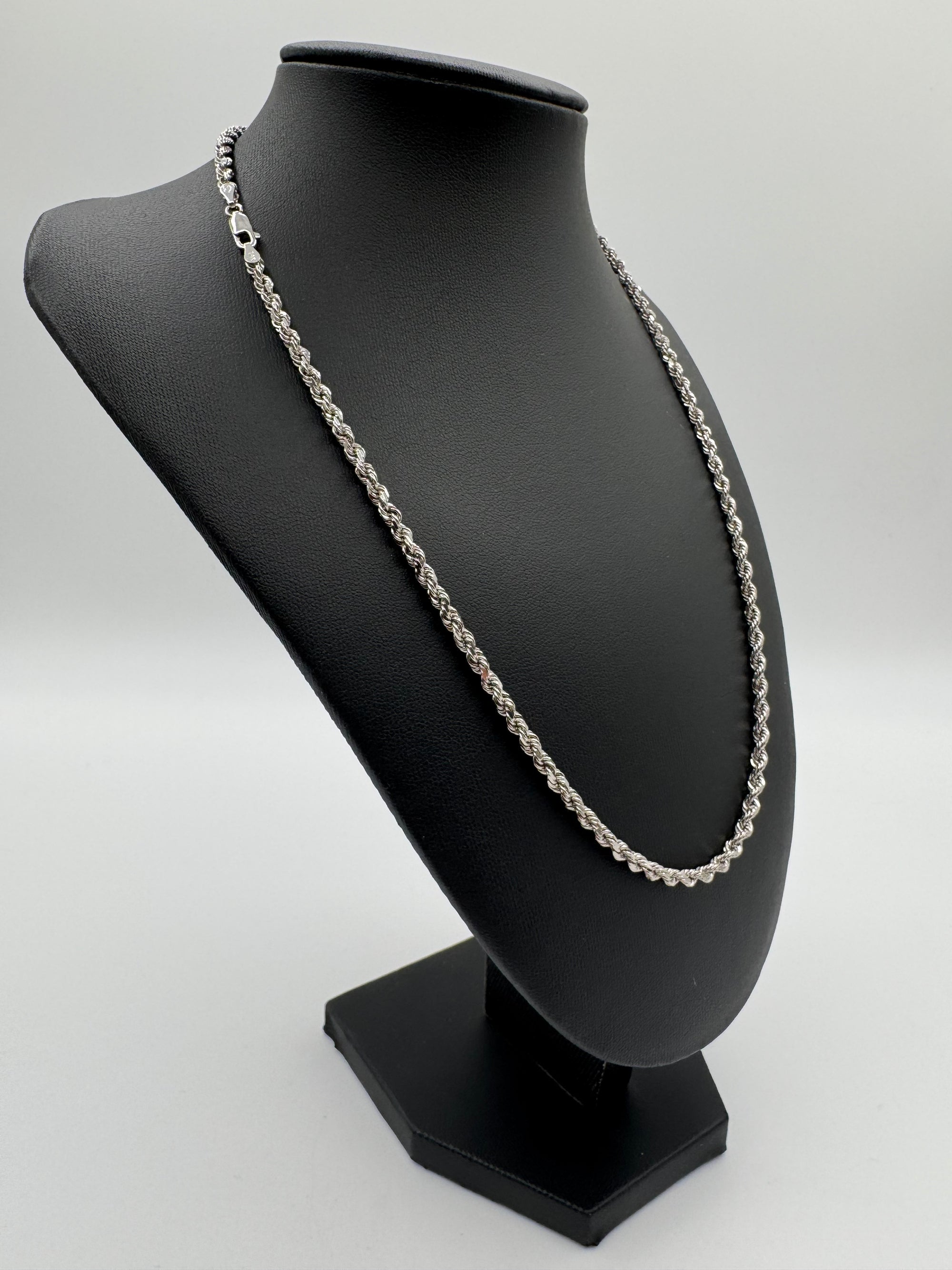 3.5mm Rope Chain 20 inches (DIAMOND CUT)