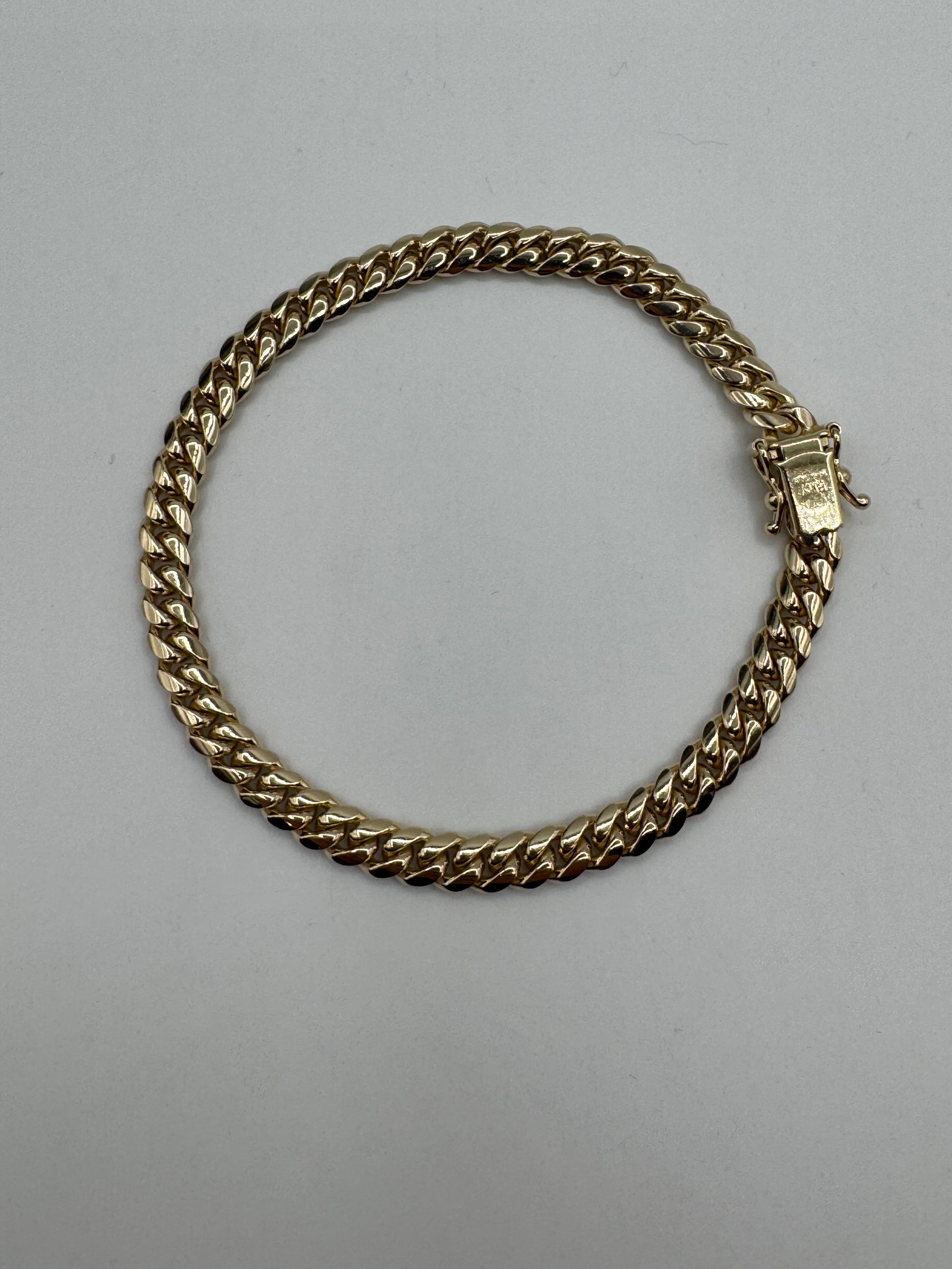 6MM Miami Cuban Link 8 inches (DIAMOND)