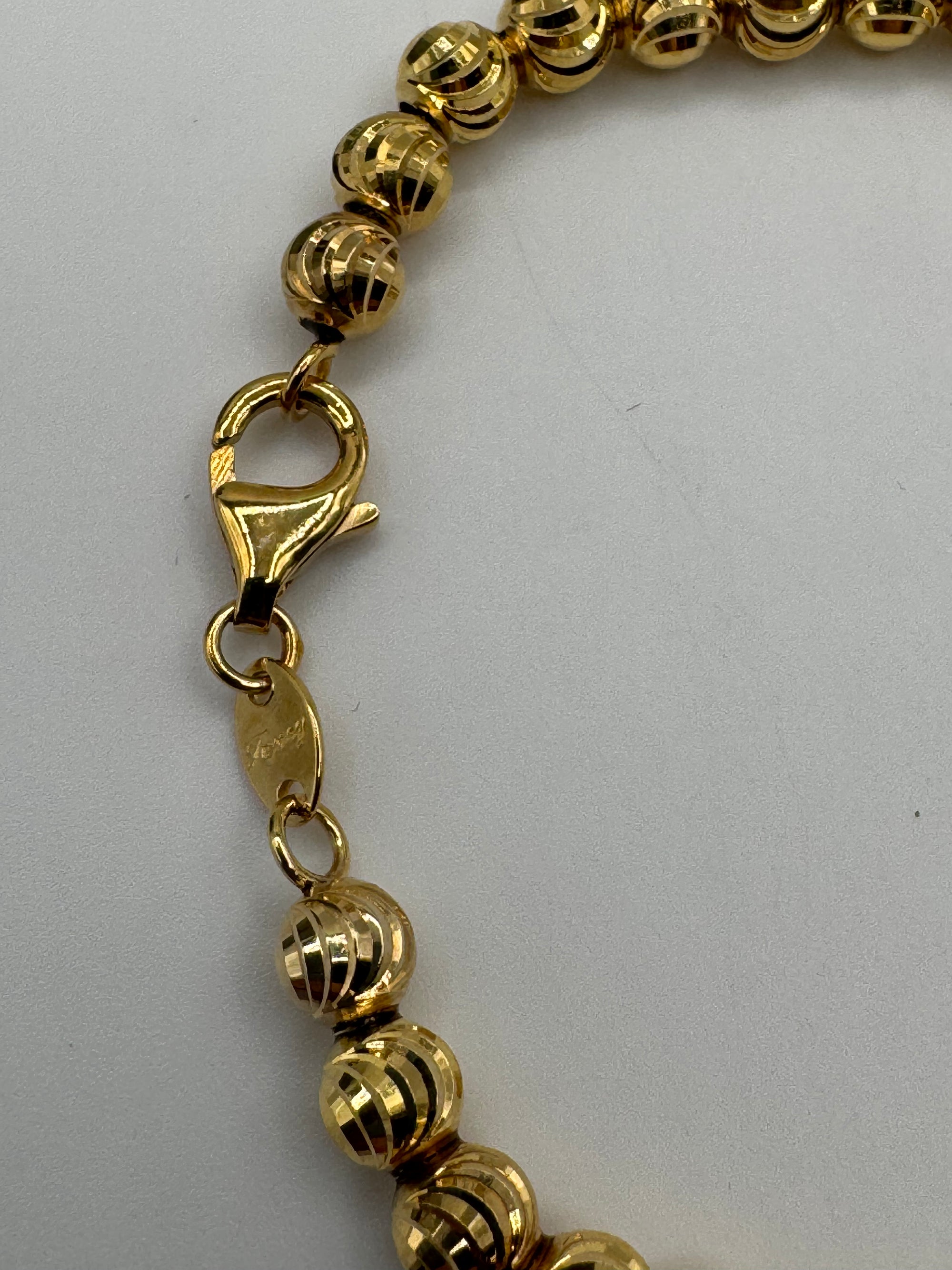 5mm Moon Cut Bracelet 7 inches