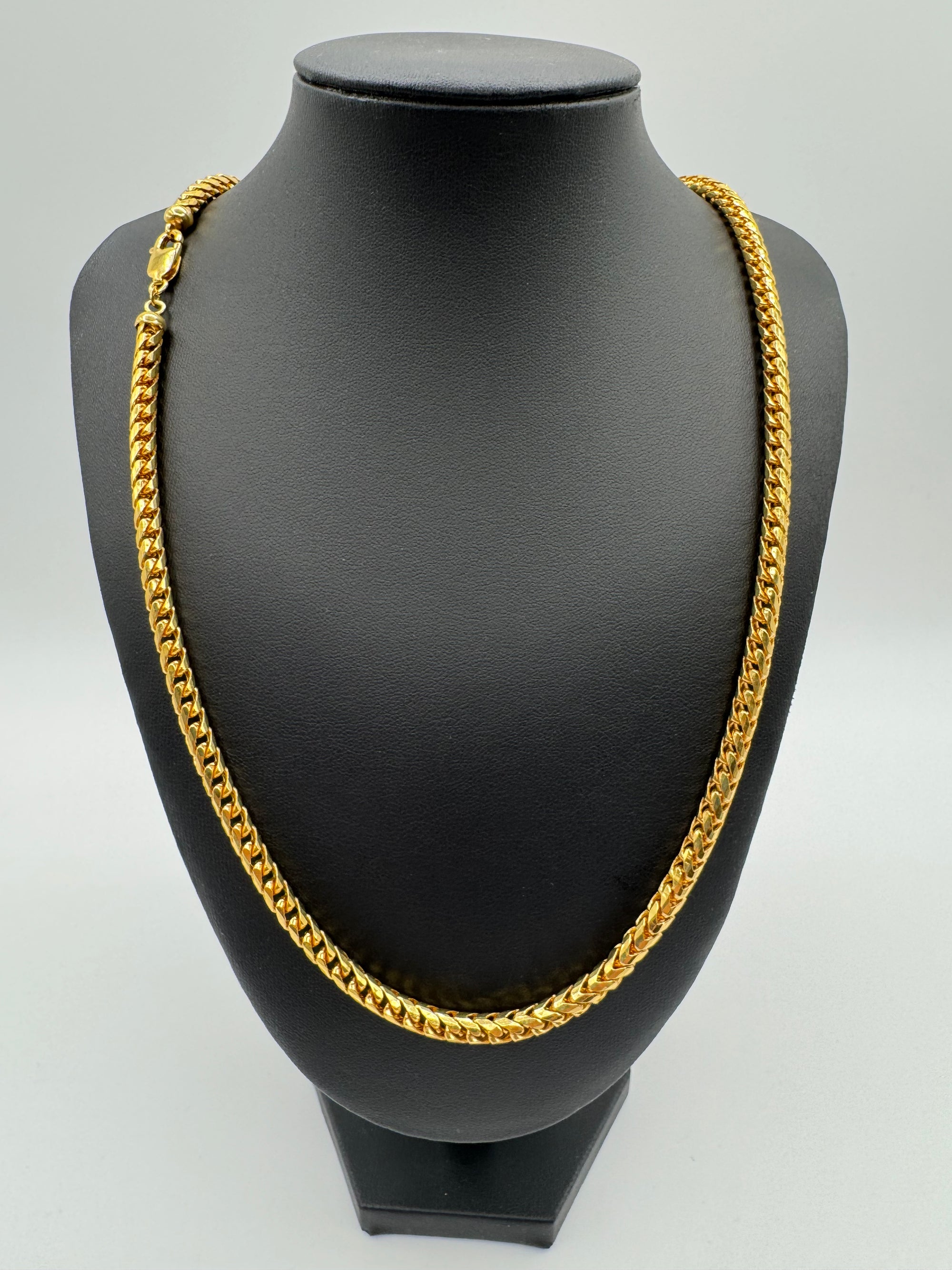 5mm Franco Chain 24 inches (DIAMOND CUT)