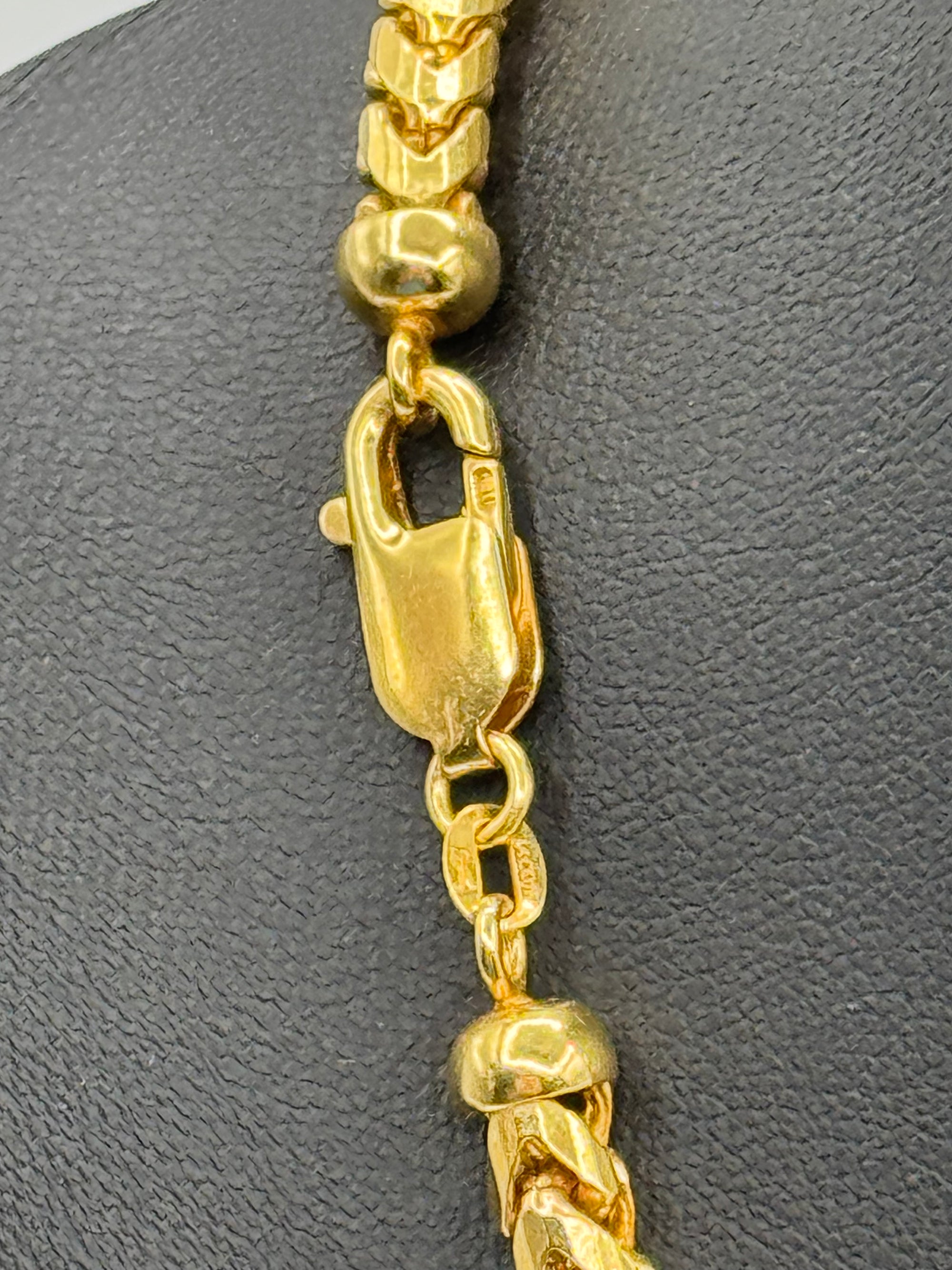 5mm Franco Chain 24 inches (DIAMOND CUT)