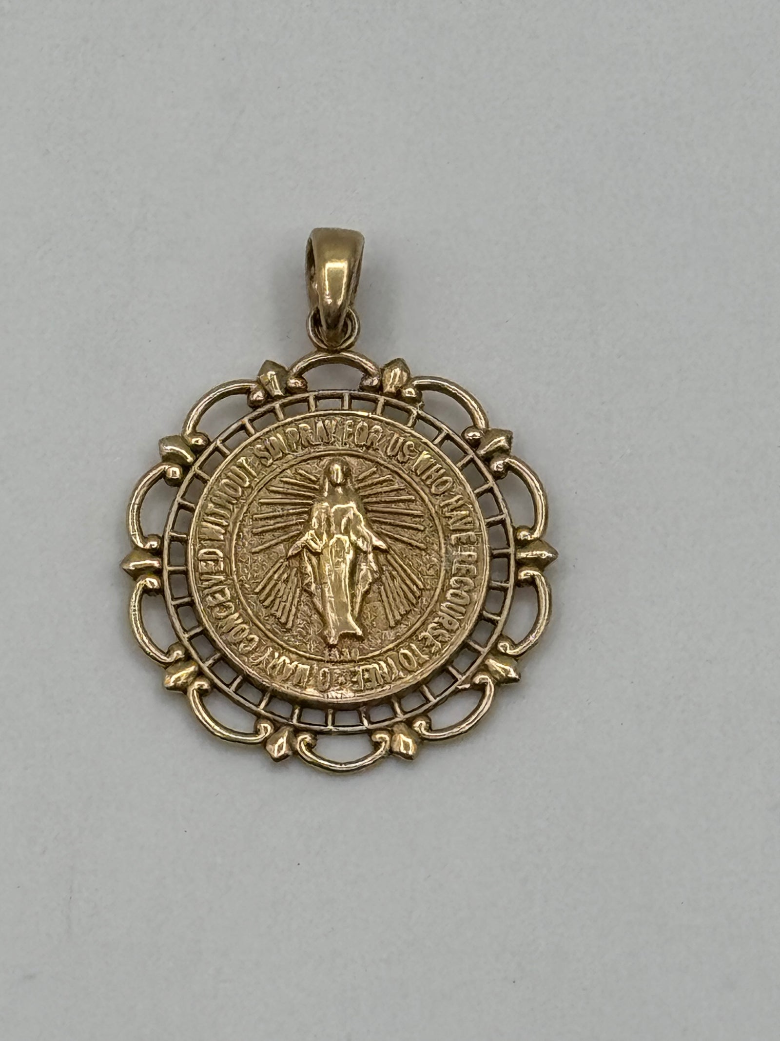 Round Religious Pendant - 1 Inch