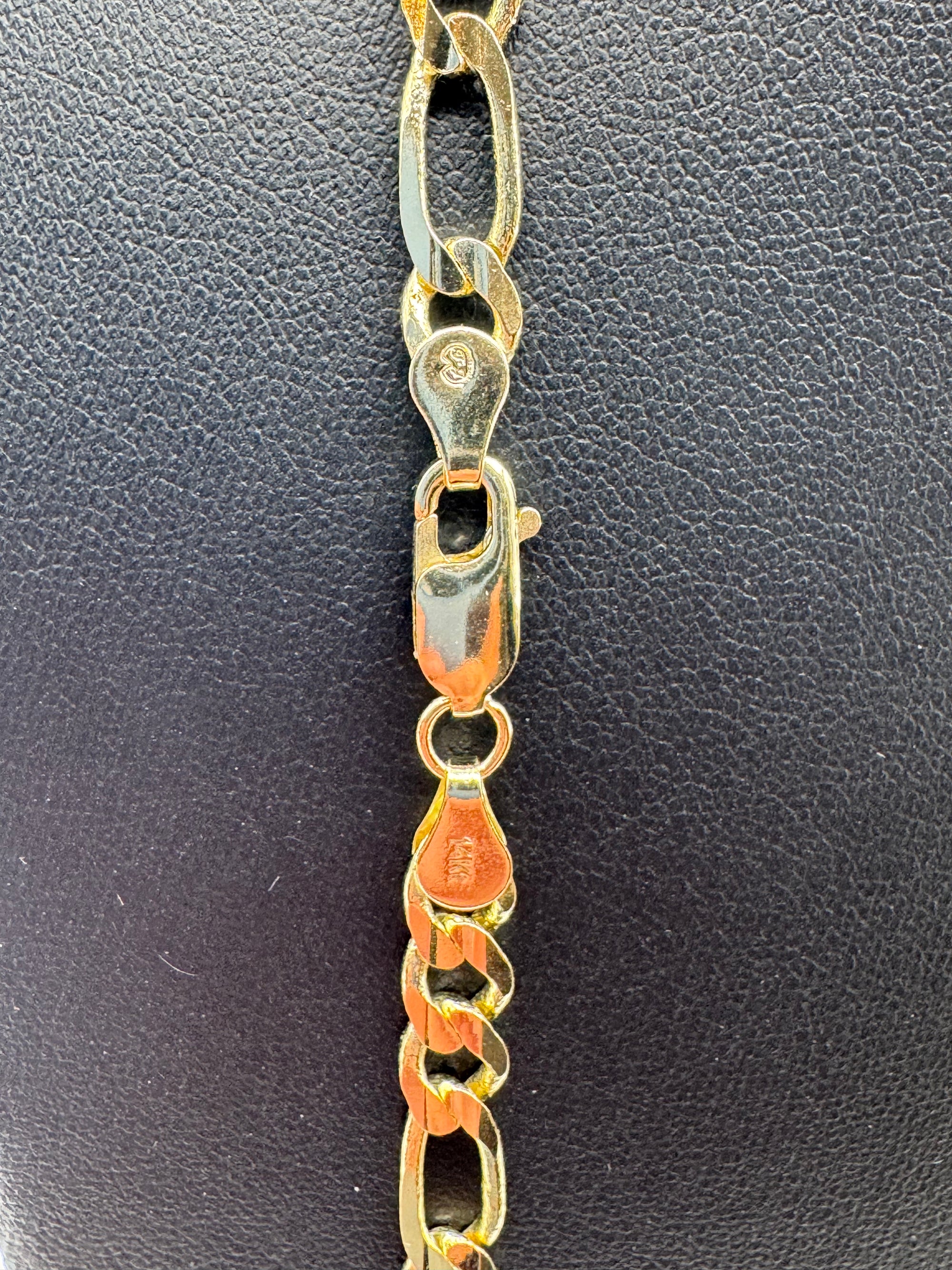 6mm Figaro Chain 22 inches