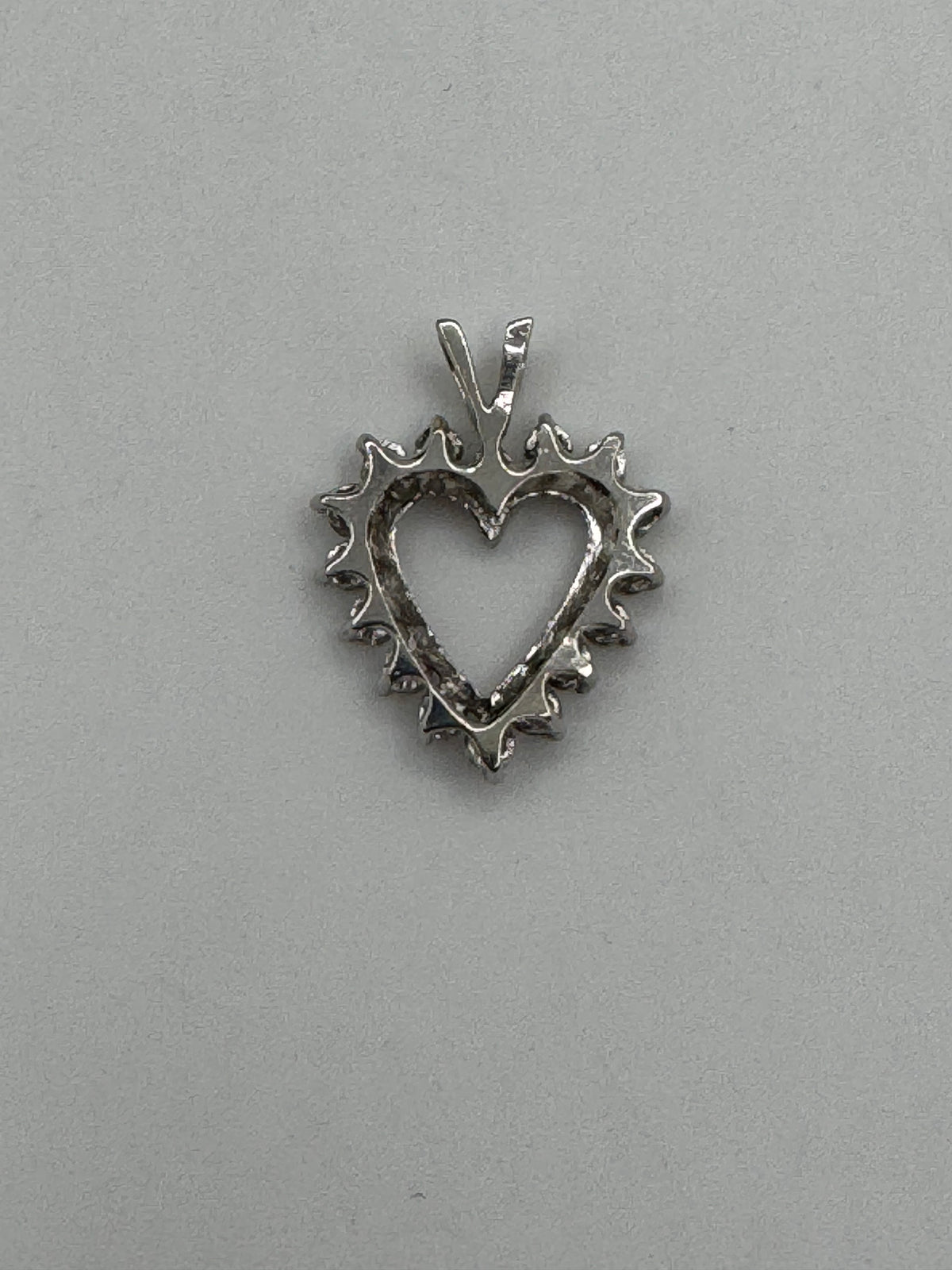 Heart Pendant-3/4 inch (DIAMOND)