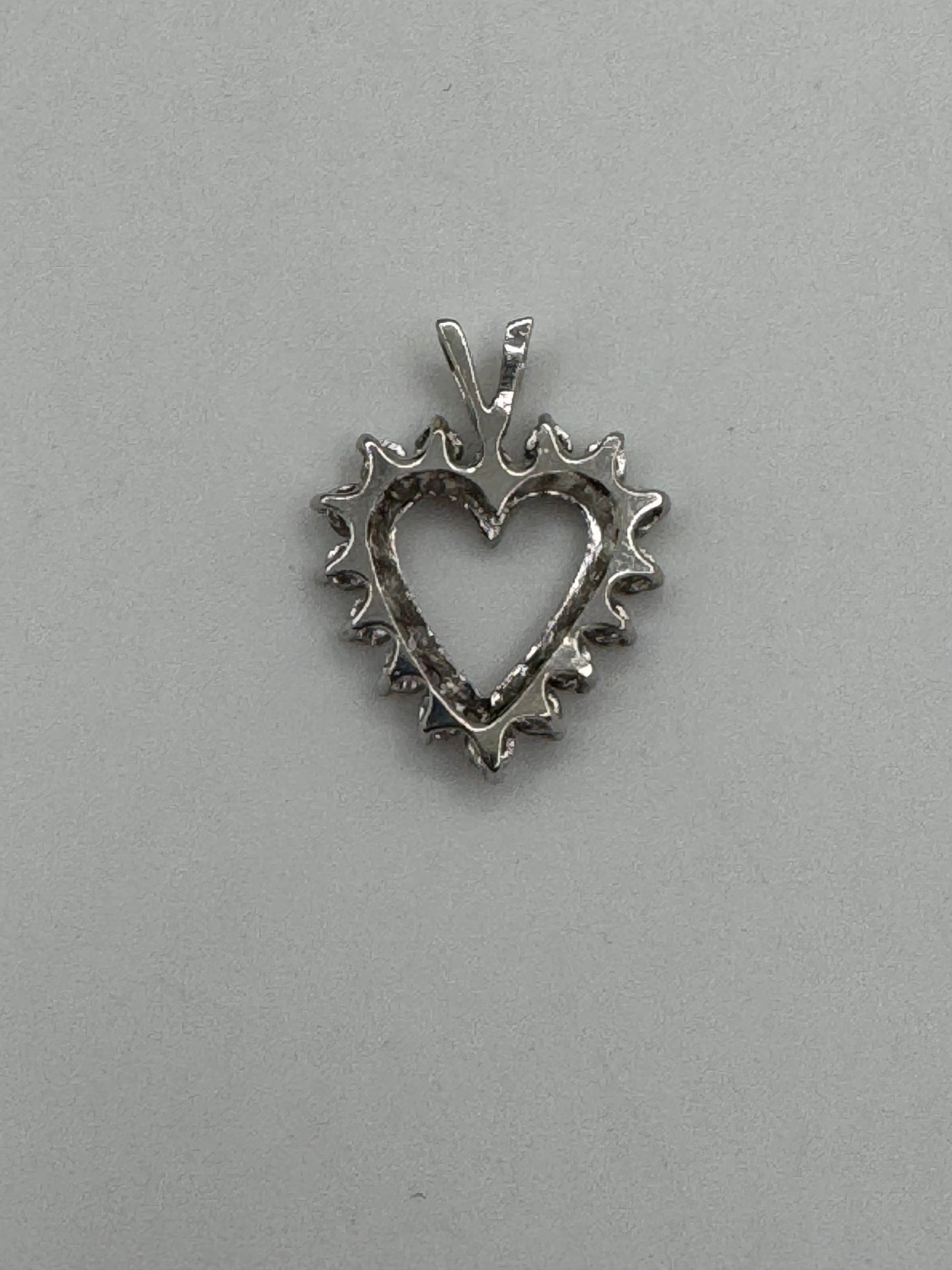 Heart Pendant-3/4 inch (DIAMOND)