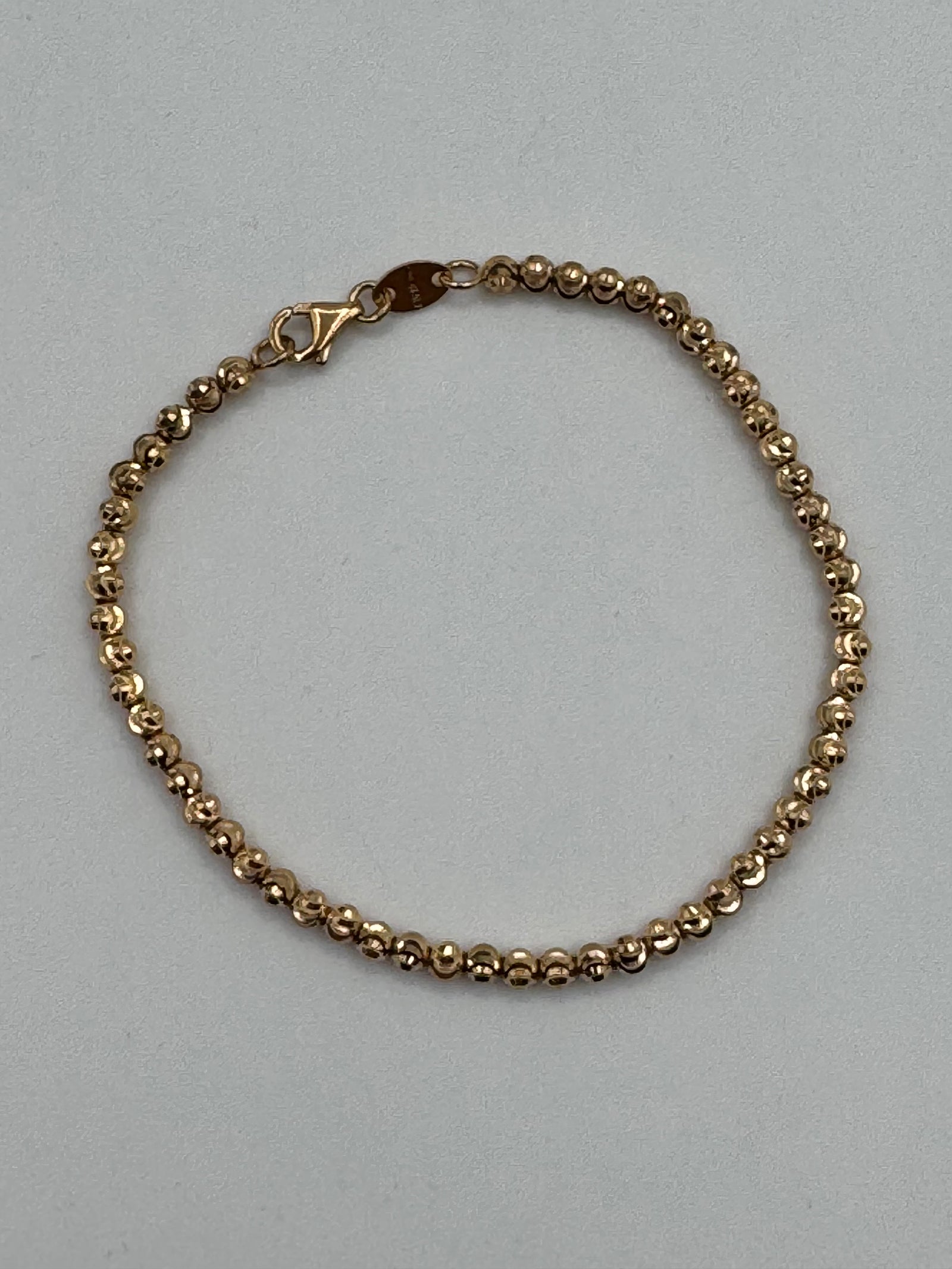3mm Moon Cut Bracelet 6 3/4 inches