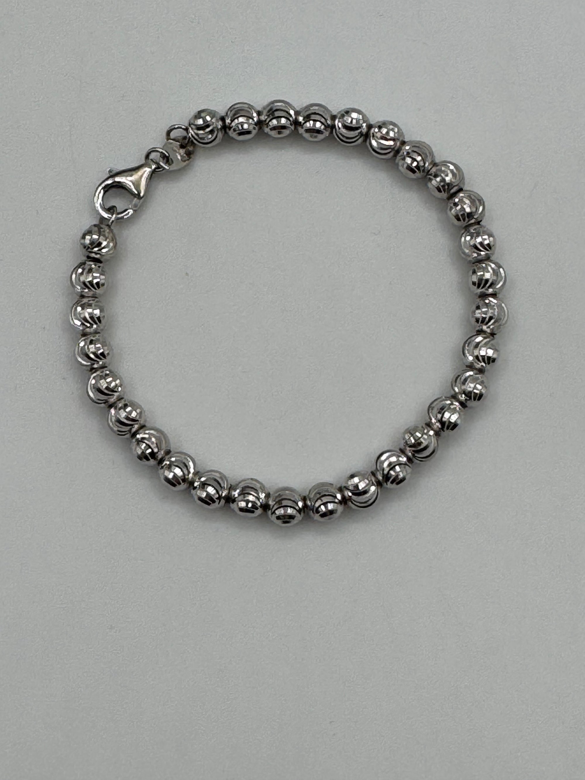 5mm Moon Cut Bracelet 6.5 inches