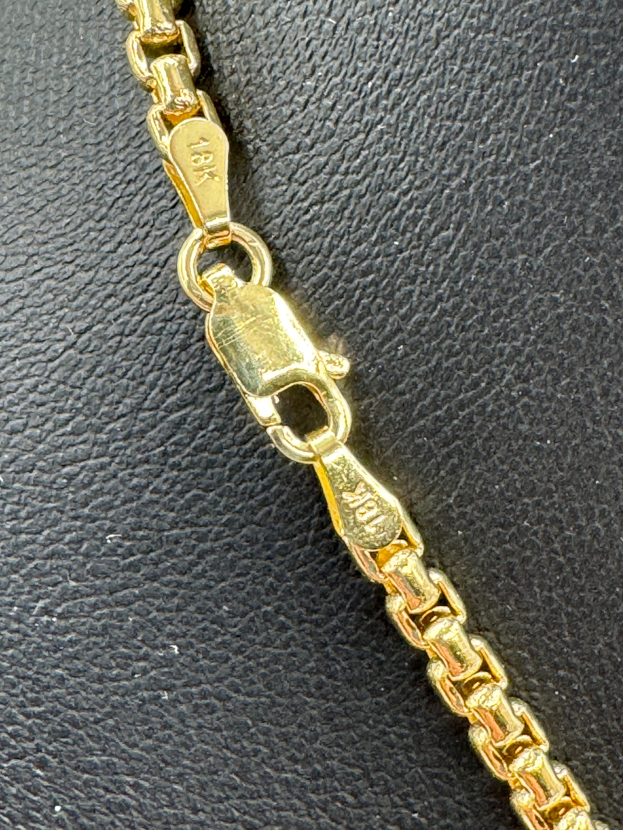 3.3mm Rounded BOX Chain 20 inches
