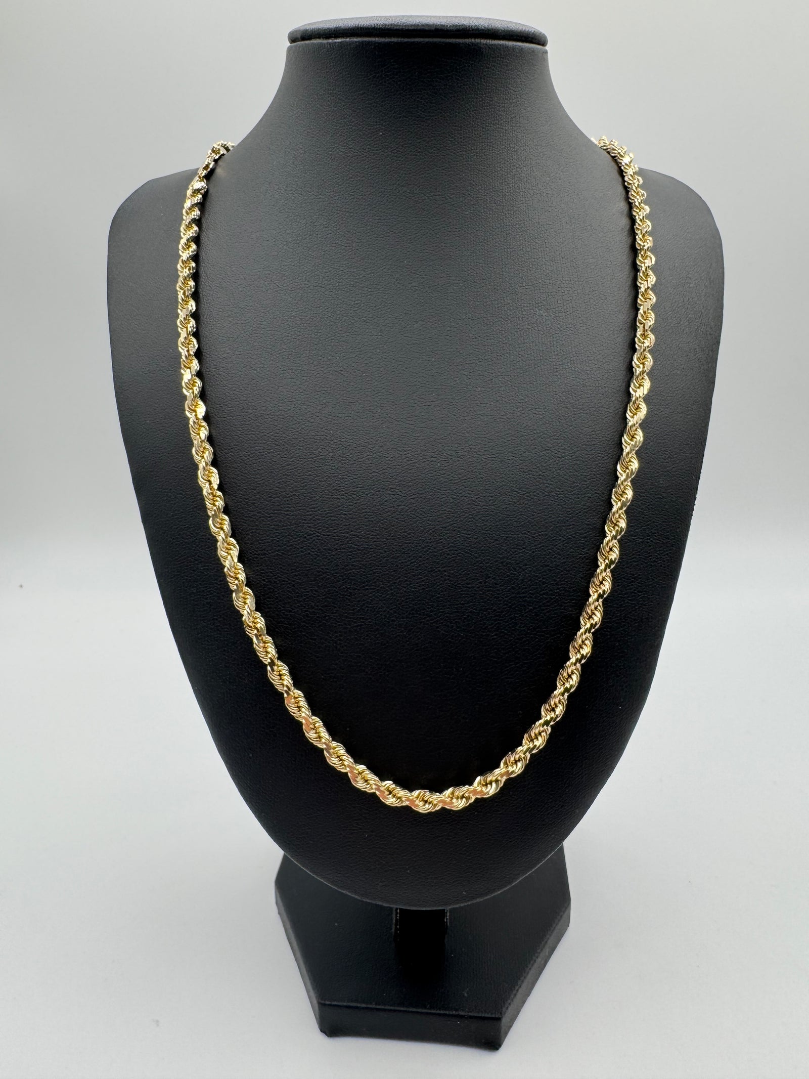 5mm Rope Chain 26 inches (DIAMOND CUT)