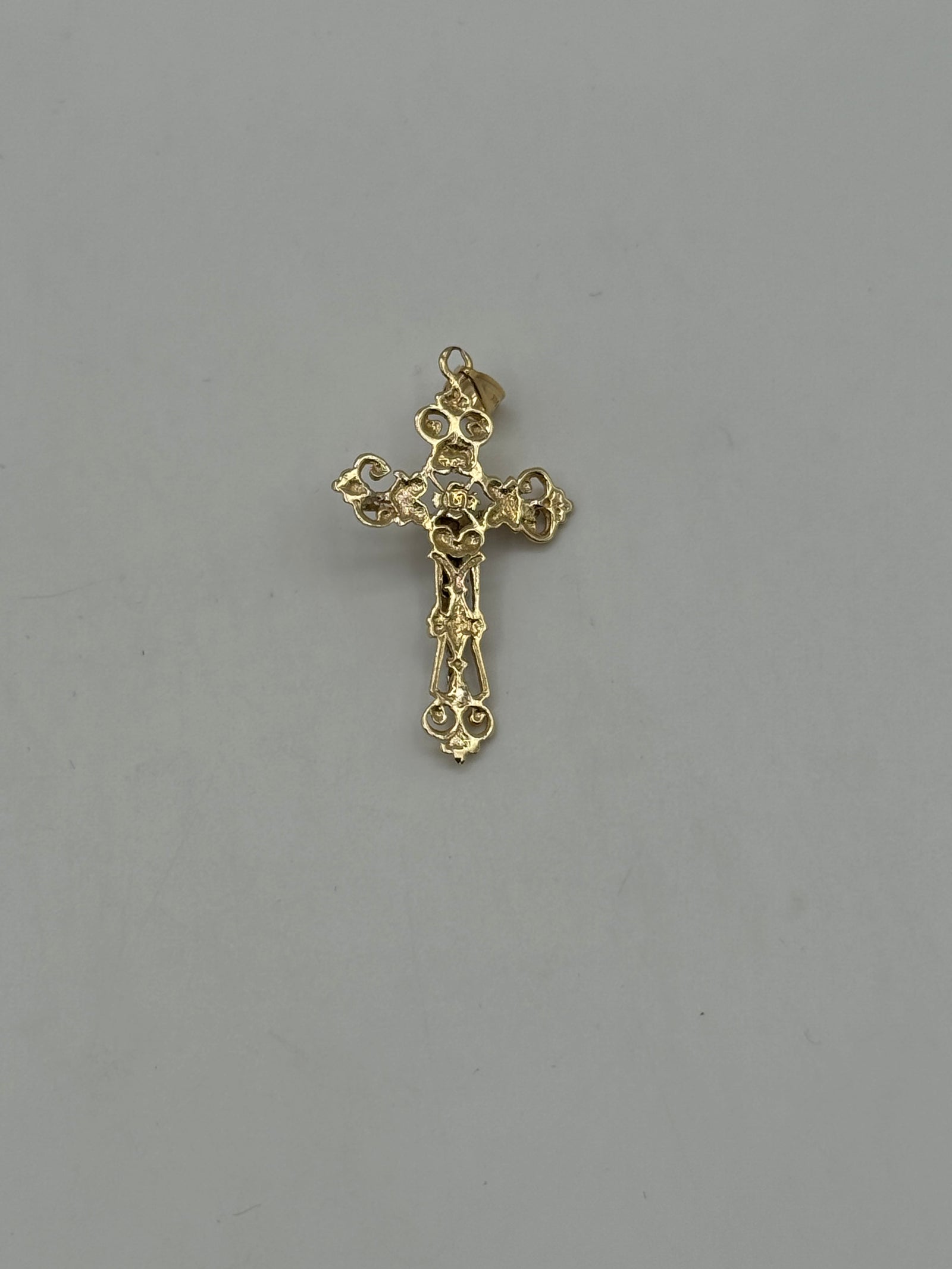 Crucifix-1 1/2 Inch (TWO TONE)