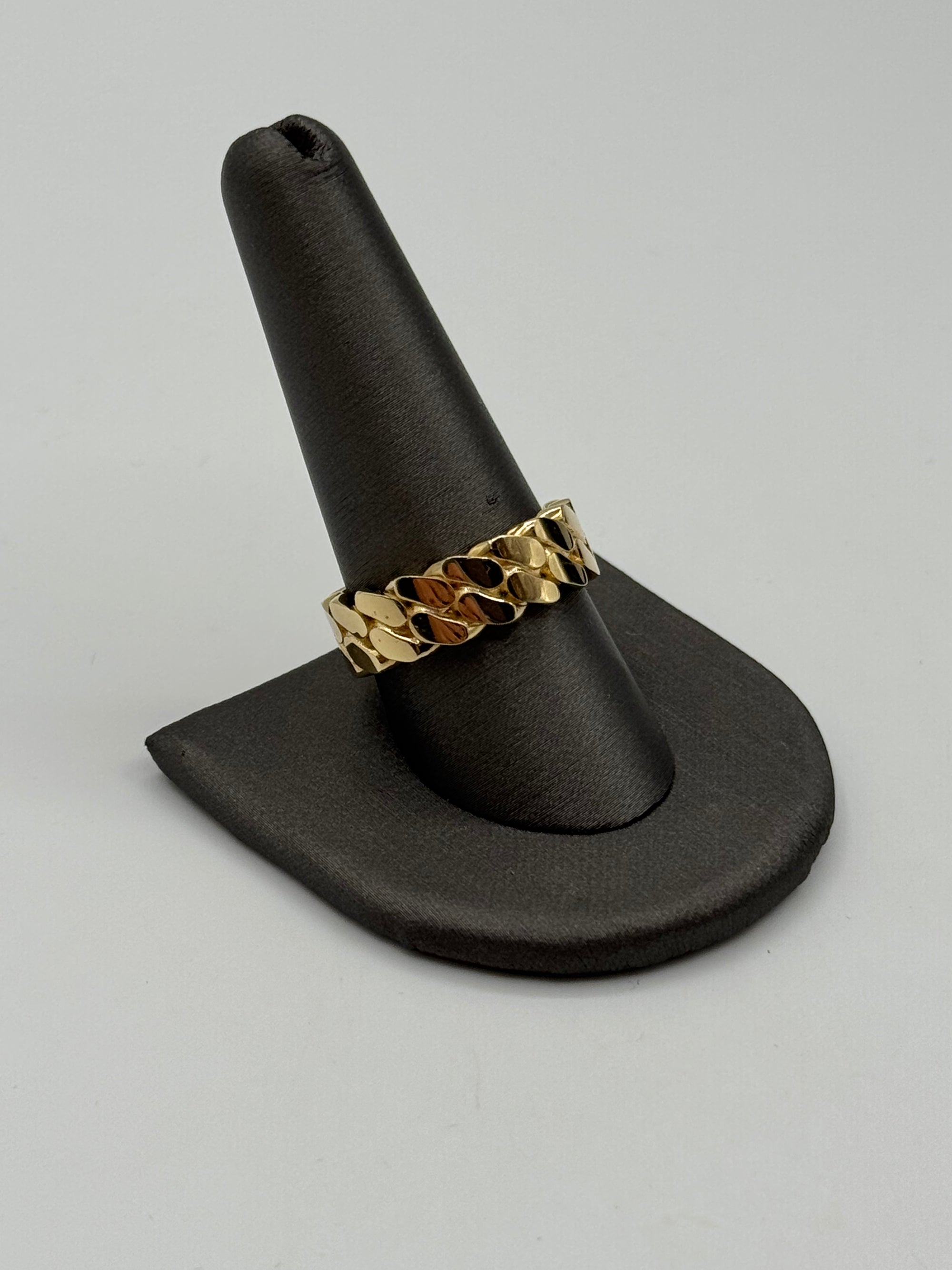 8mm Cuban Ring-Size 10.5