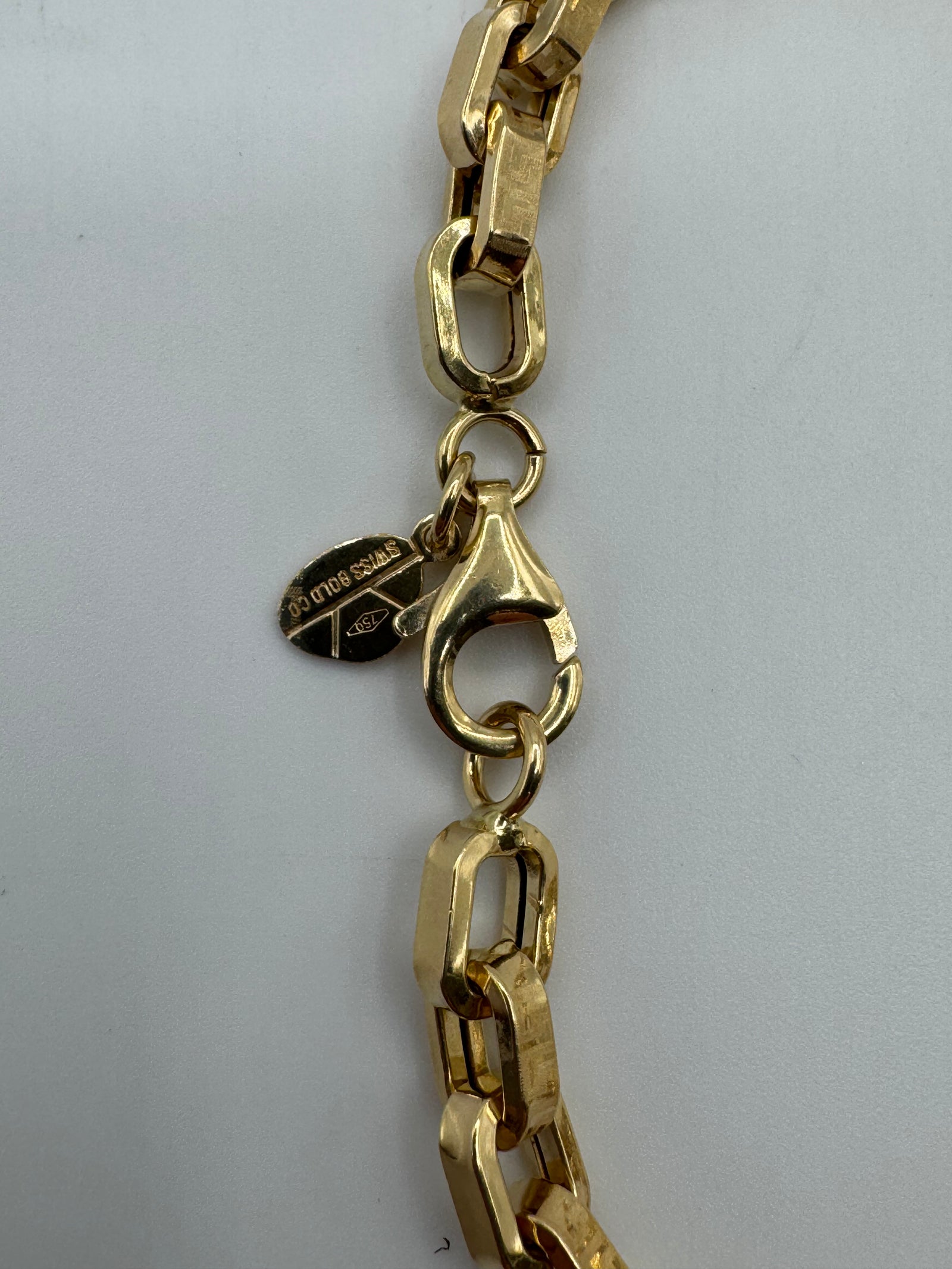 5.5mm Hermes Bracelet 7.5 inches (HOLLOW)