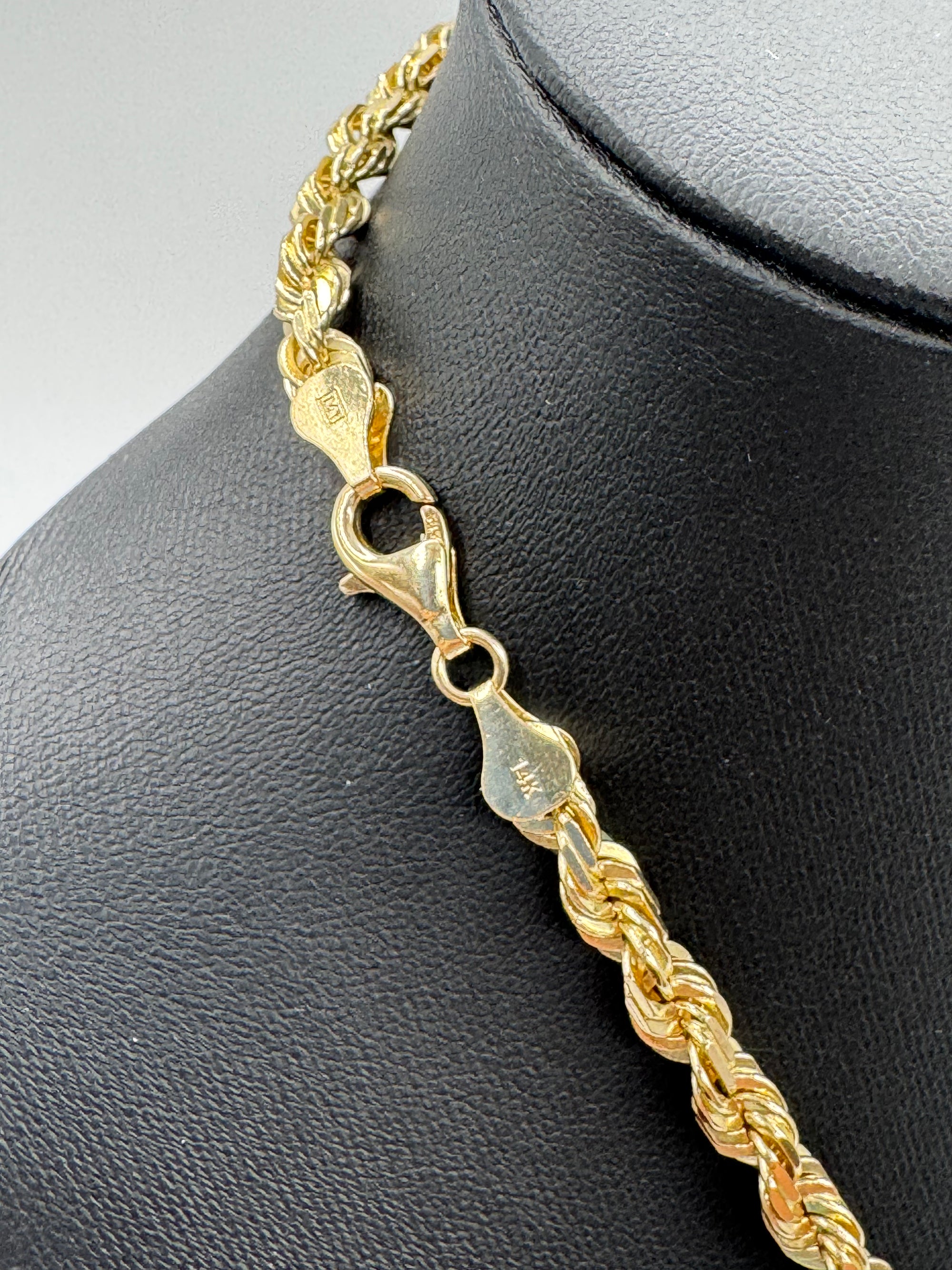 6mm Rope Chain 20 inches (DIAMOND CUT)