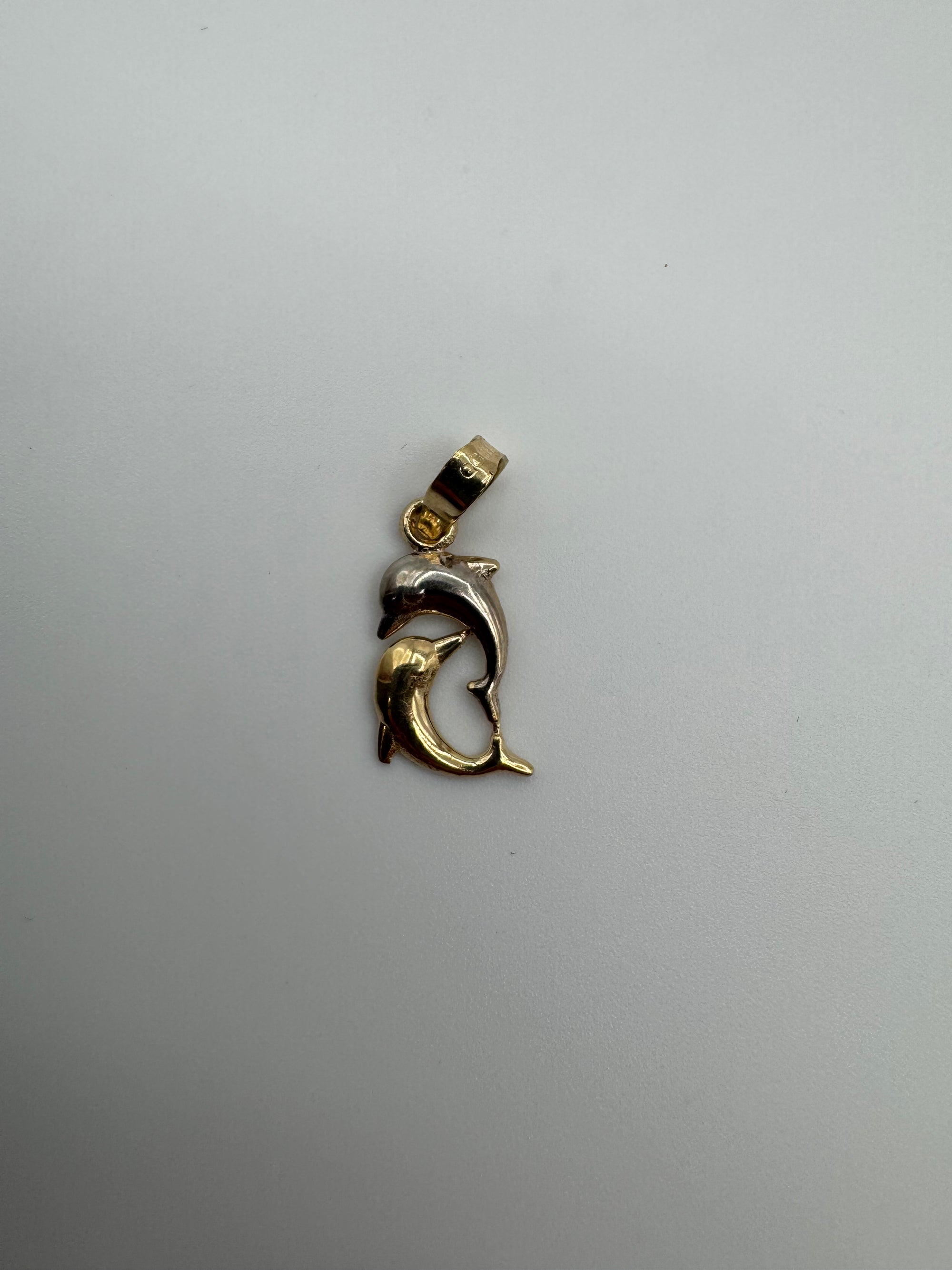 Dolphin Charm Pendant-3/4 Inch