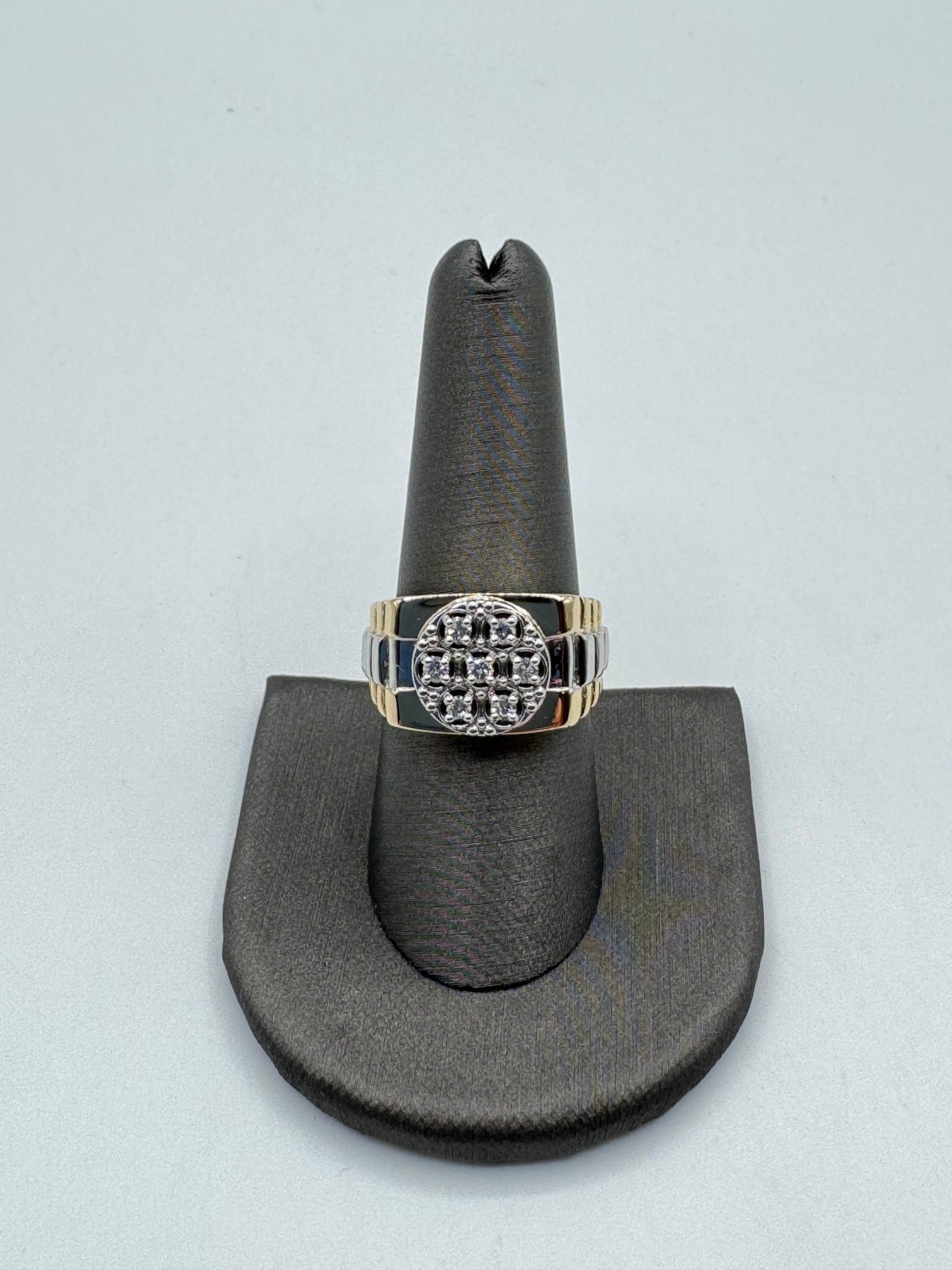 Diamond Rolex Style Ring-Size 9
