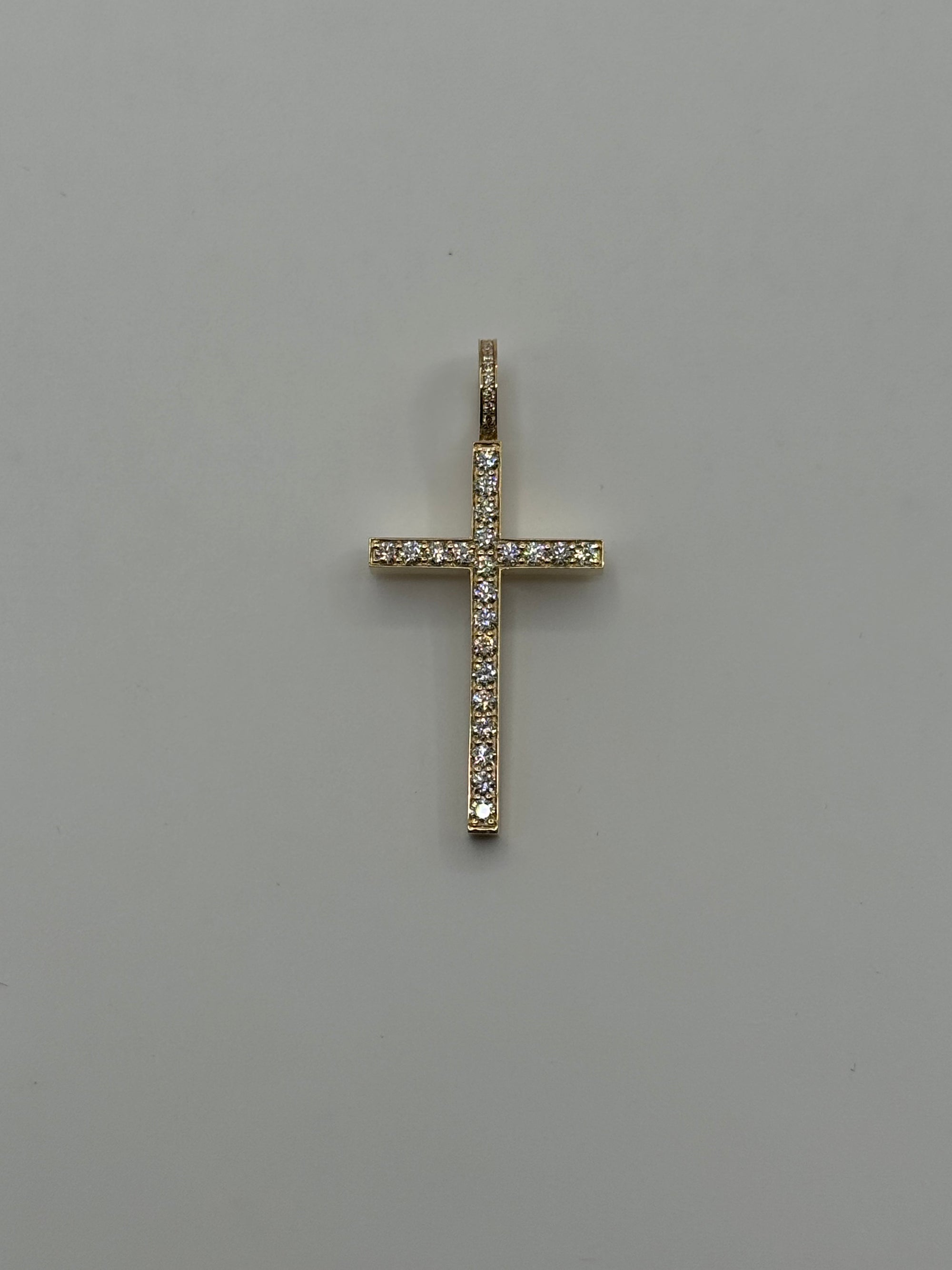 Flooded Diamond Boss Cross-1 3/4 Inch