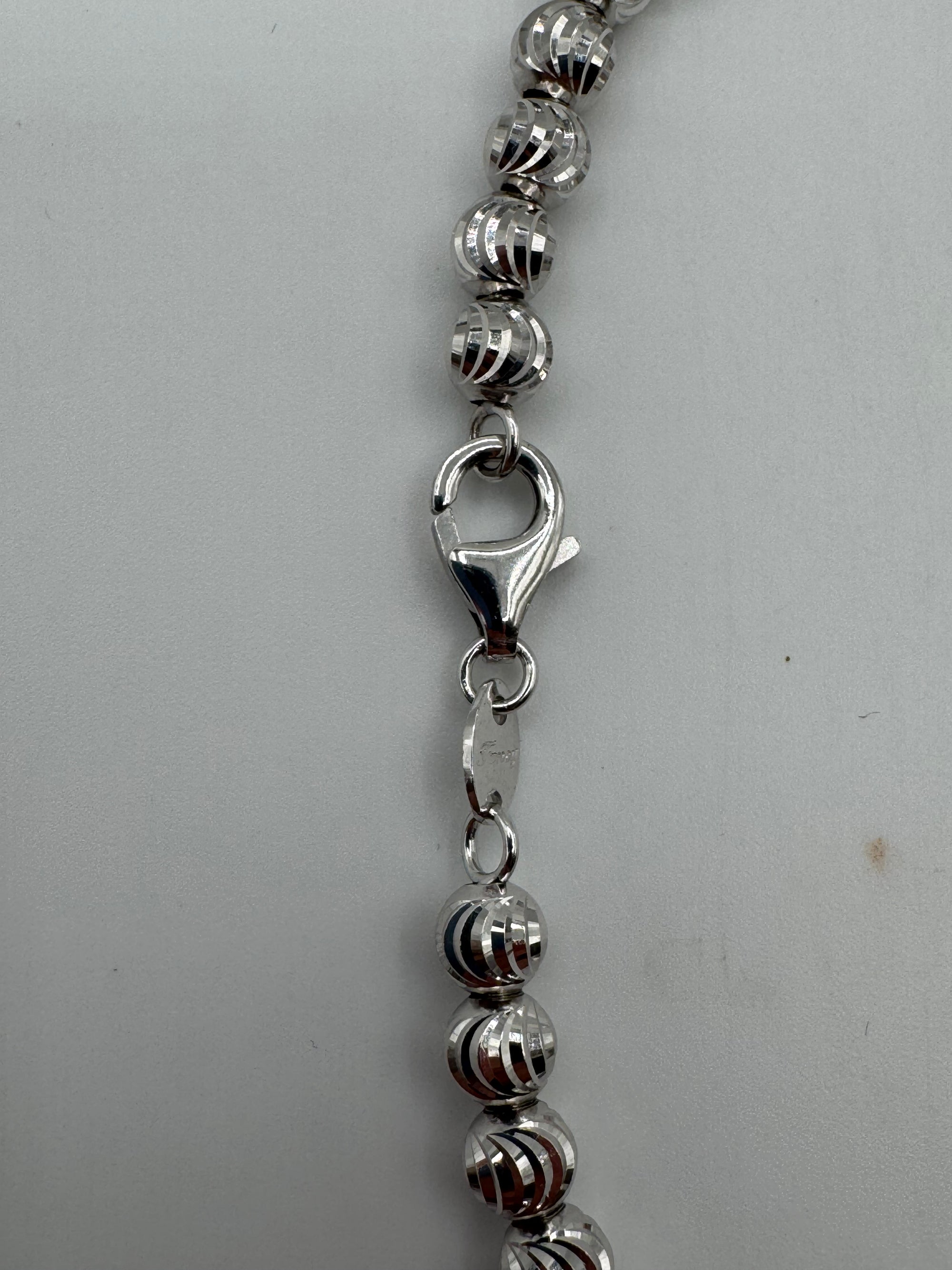 5mm Moon Cut Bracelet 7.5 inches