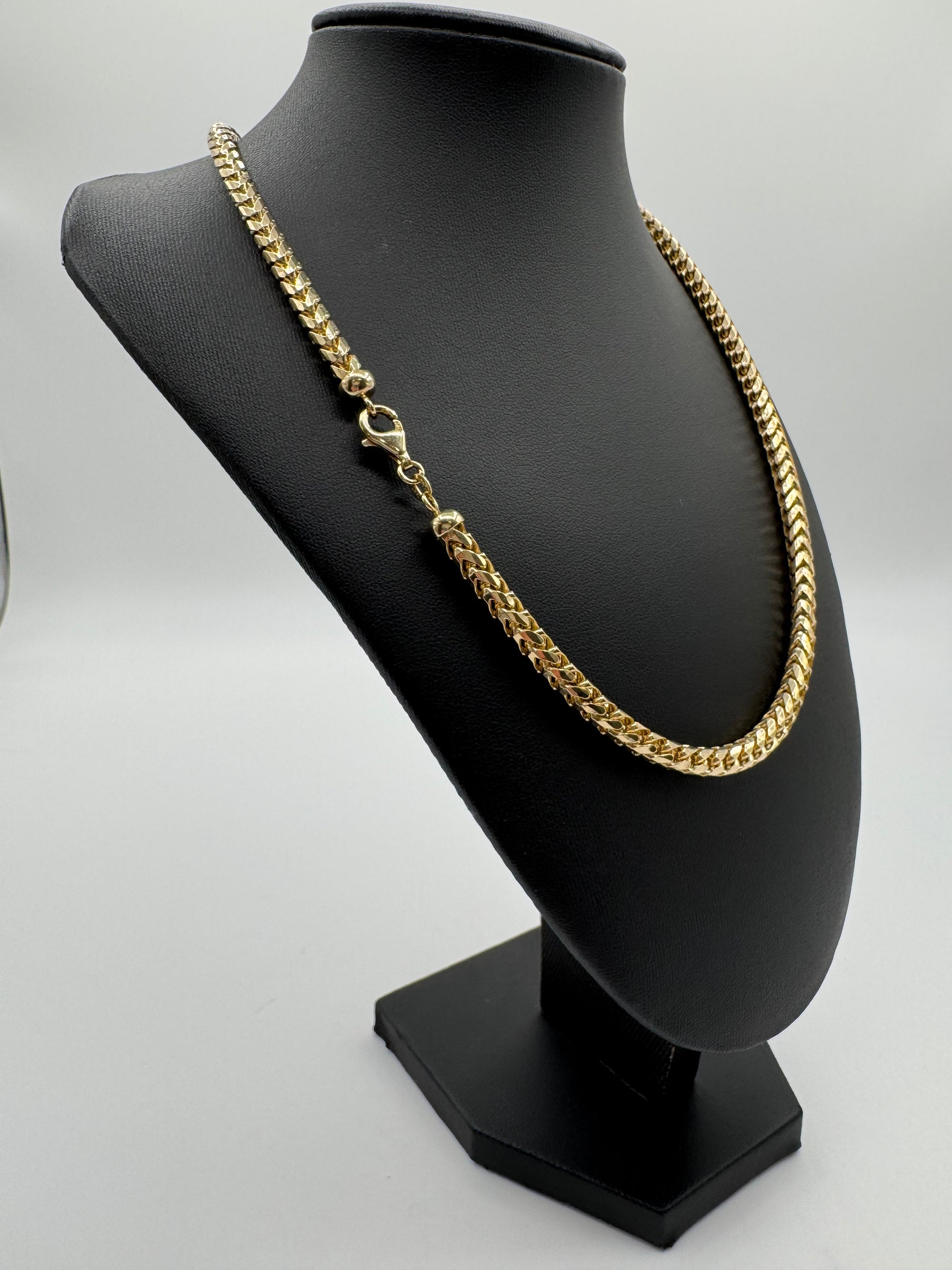 5mm Franco Chain 20 inches (DIAMOND CUT)